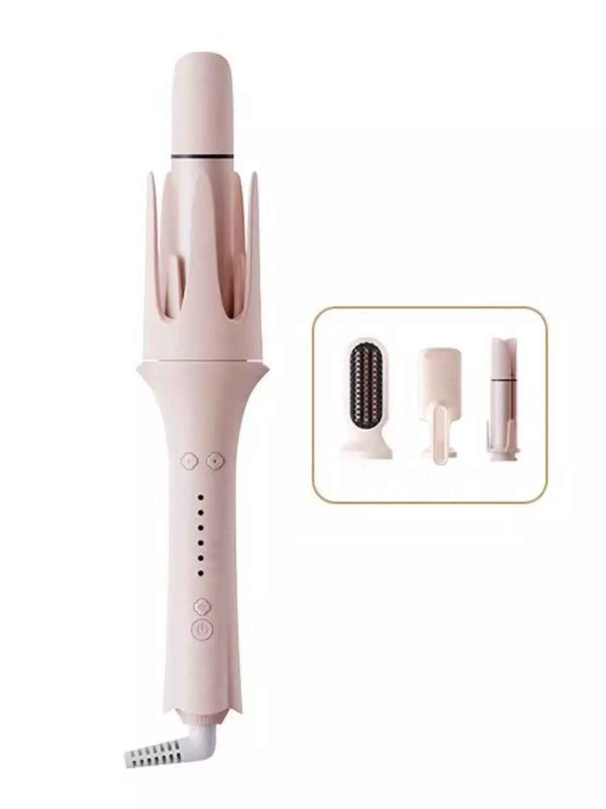 Curling iron barrel close up