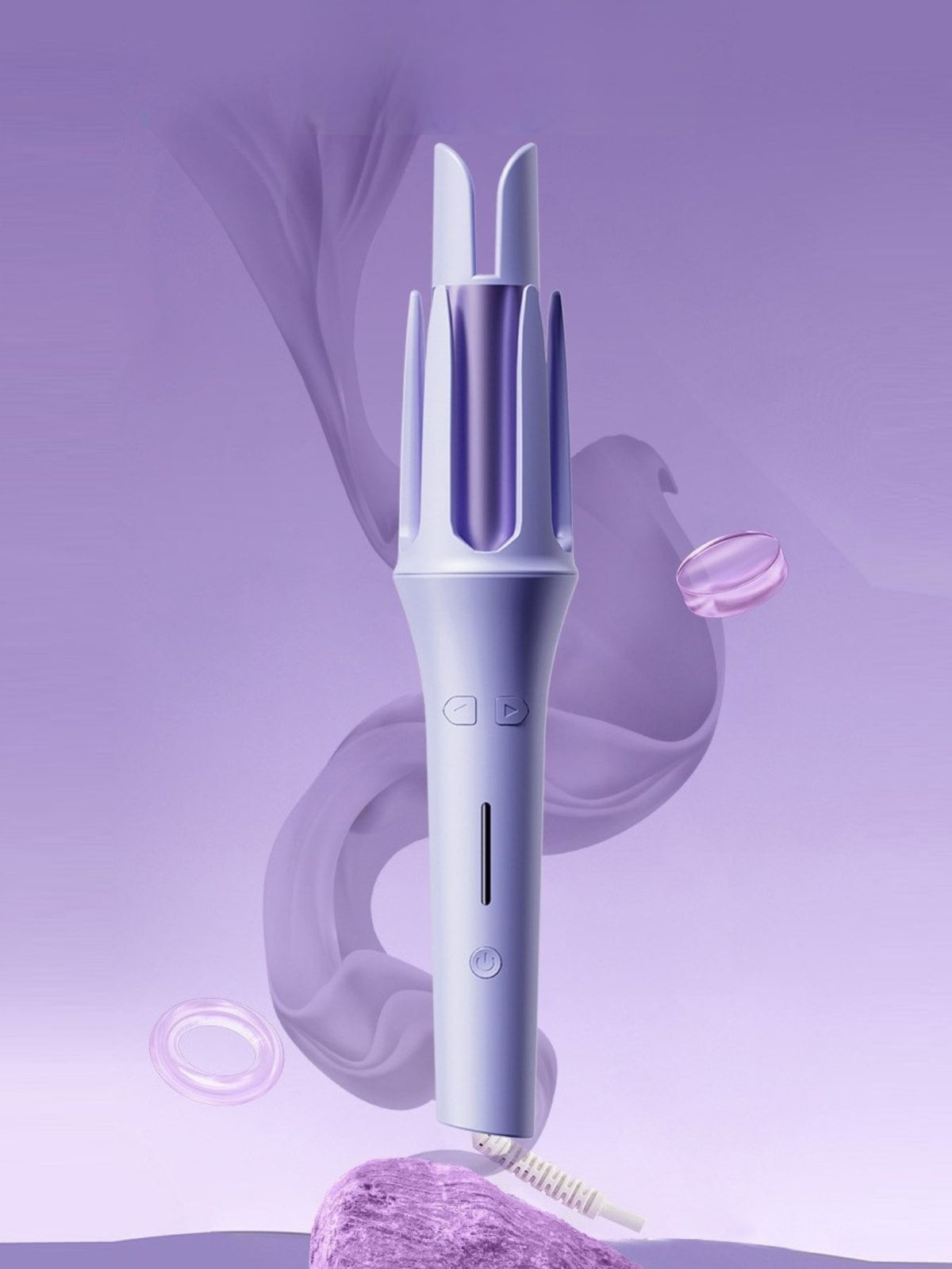 Lavender automatic curling iron