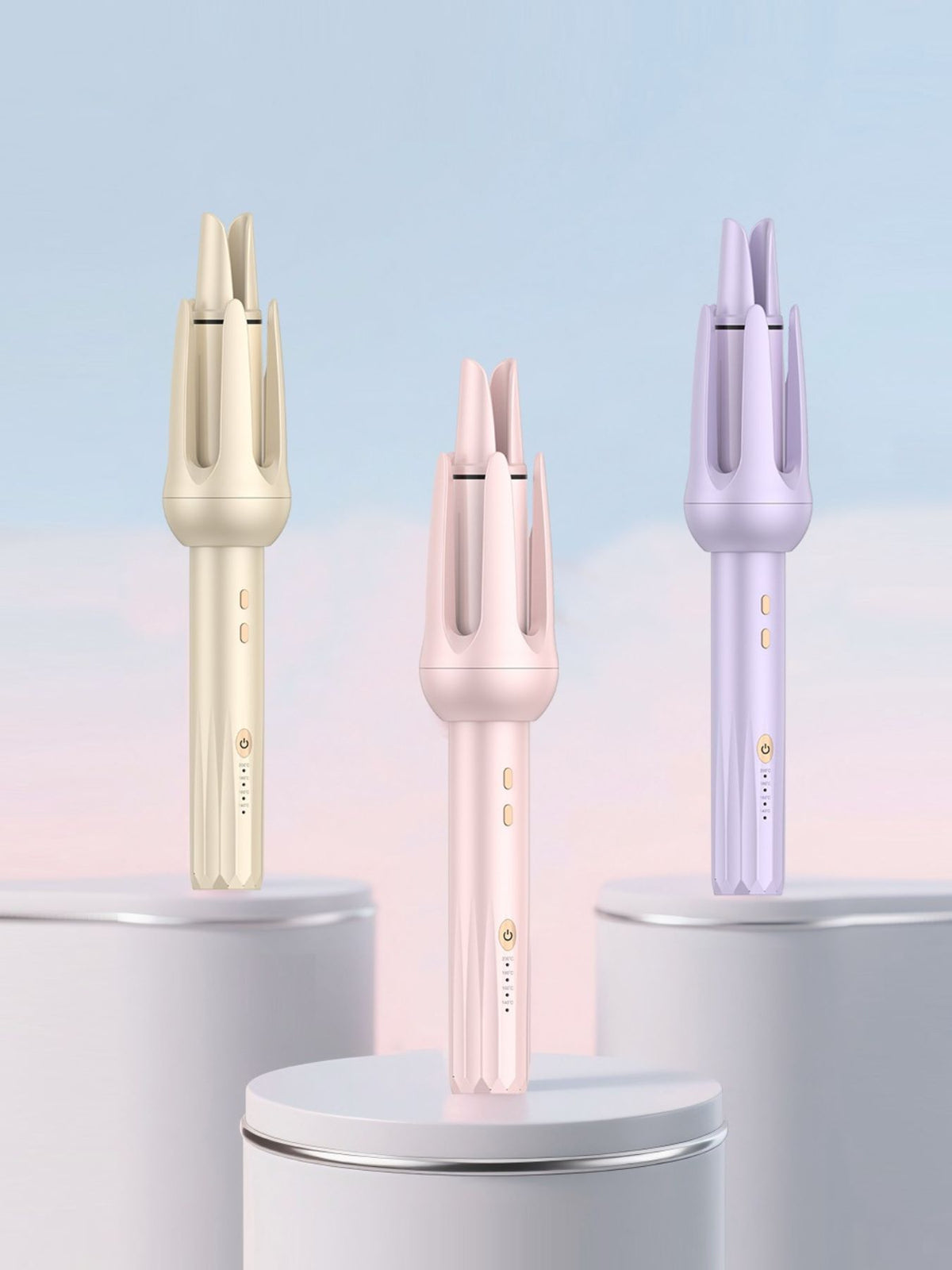 Automatic rotating curling iron full product