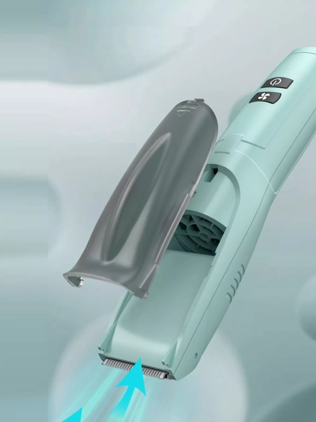 Light blue hair clipper