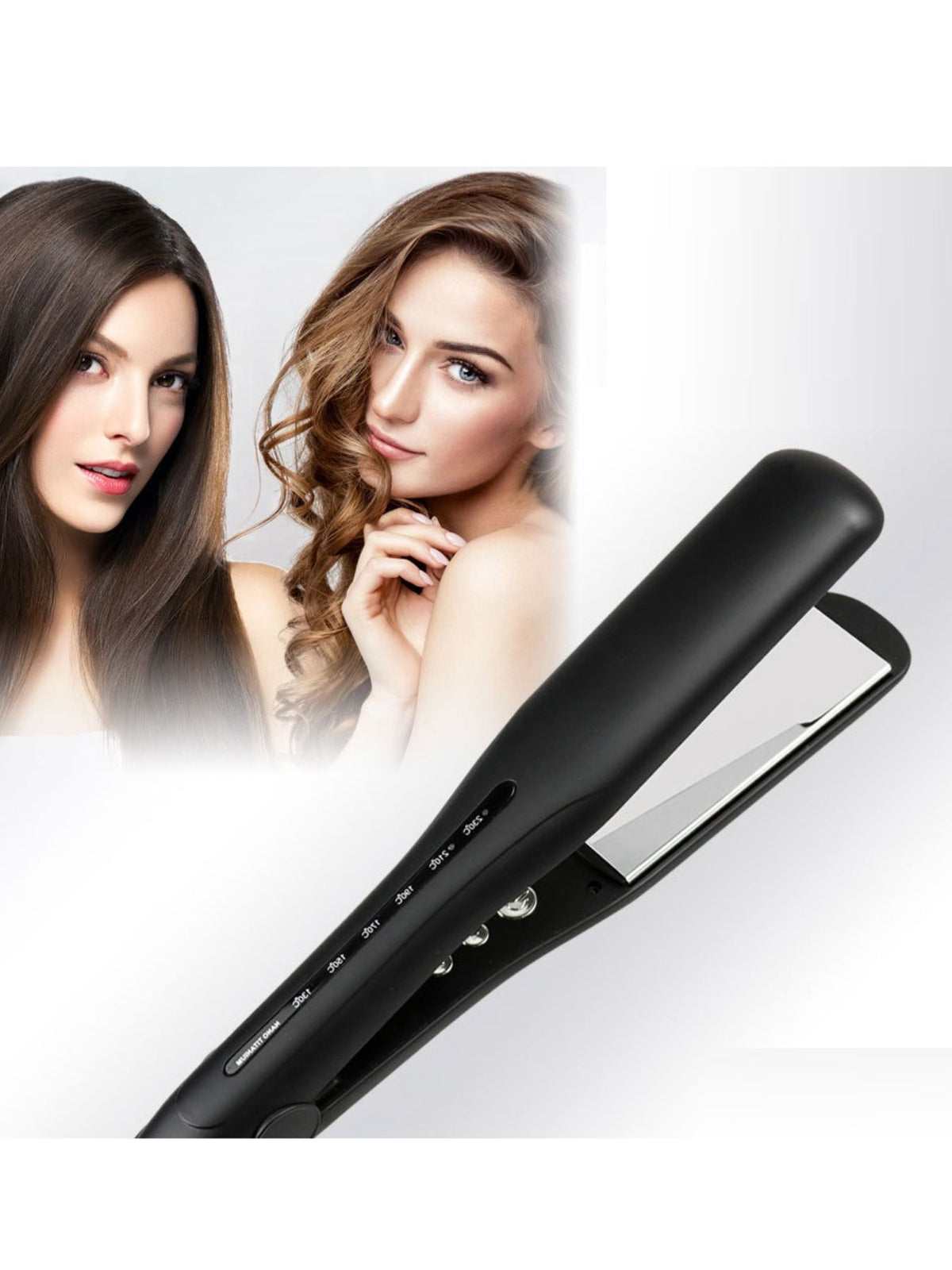 Hair straightener plate detail