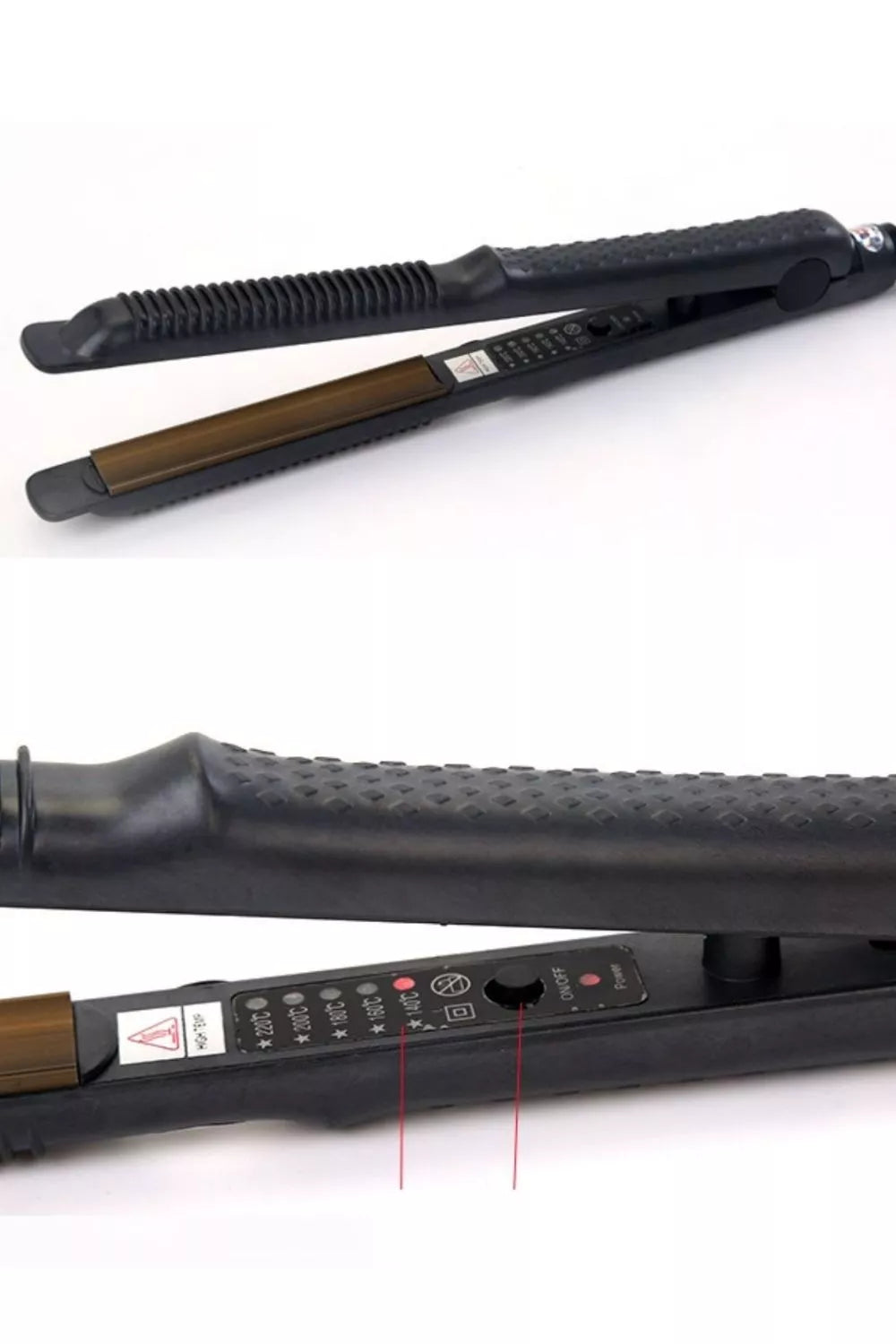 2 in 1 straightener handle detail