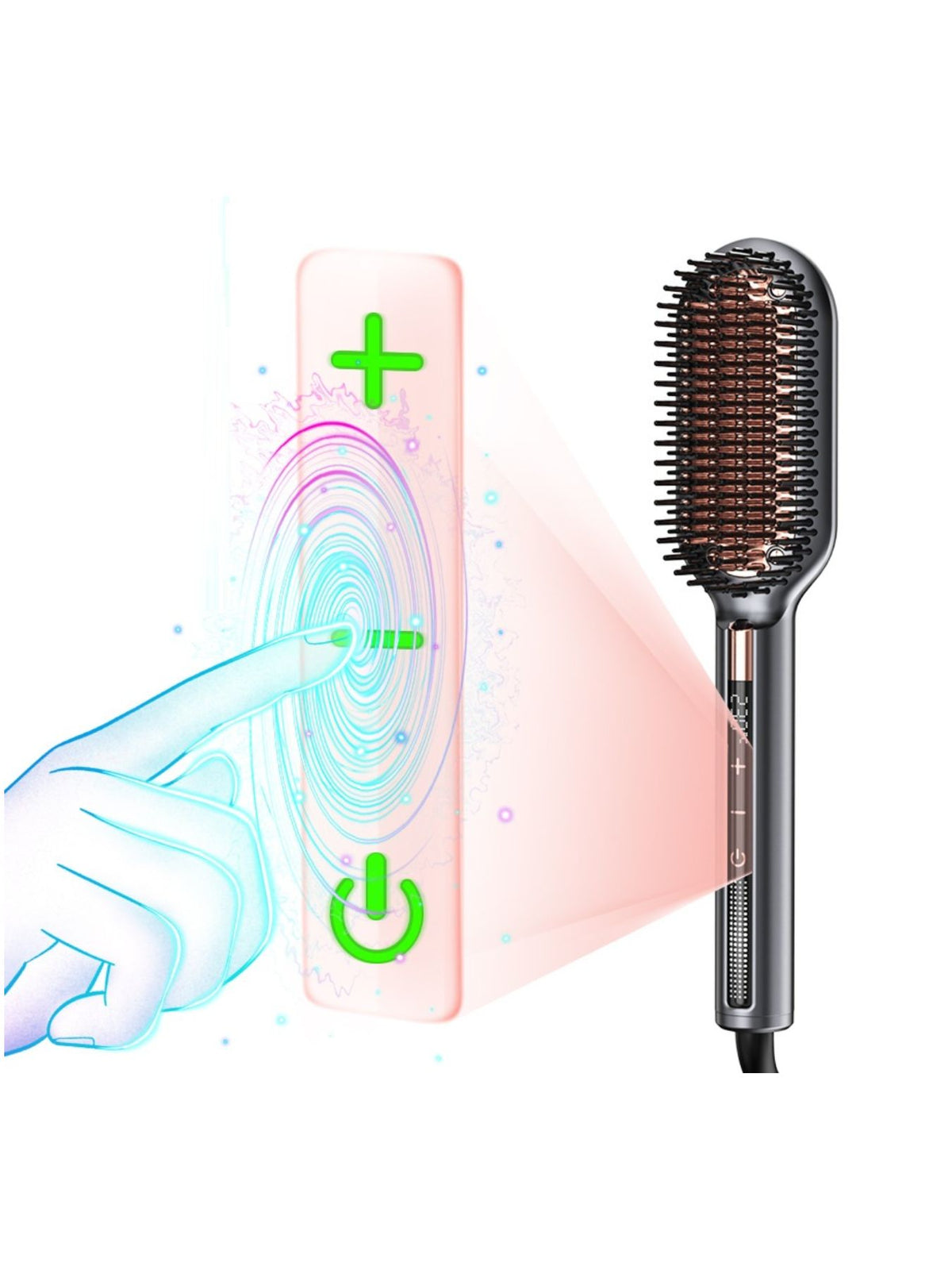 Straightening comb temperature controls