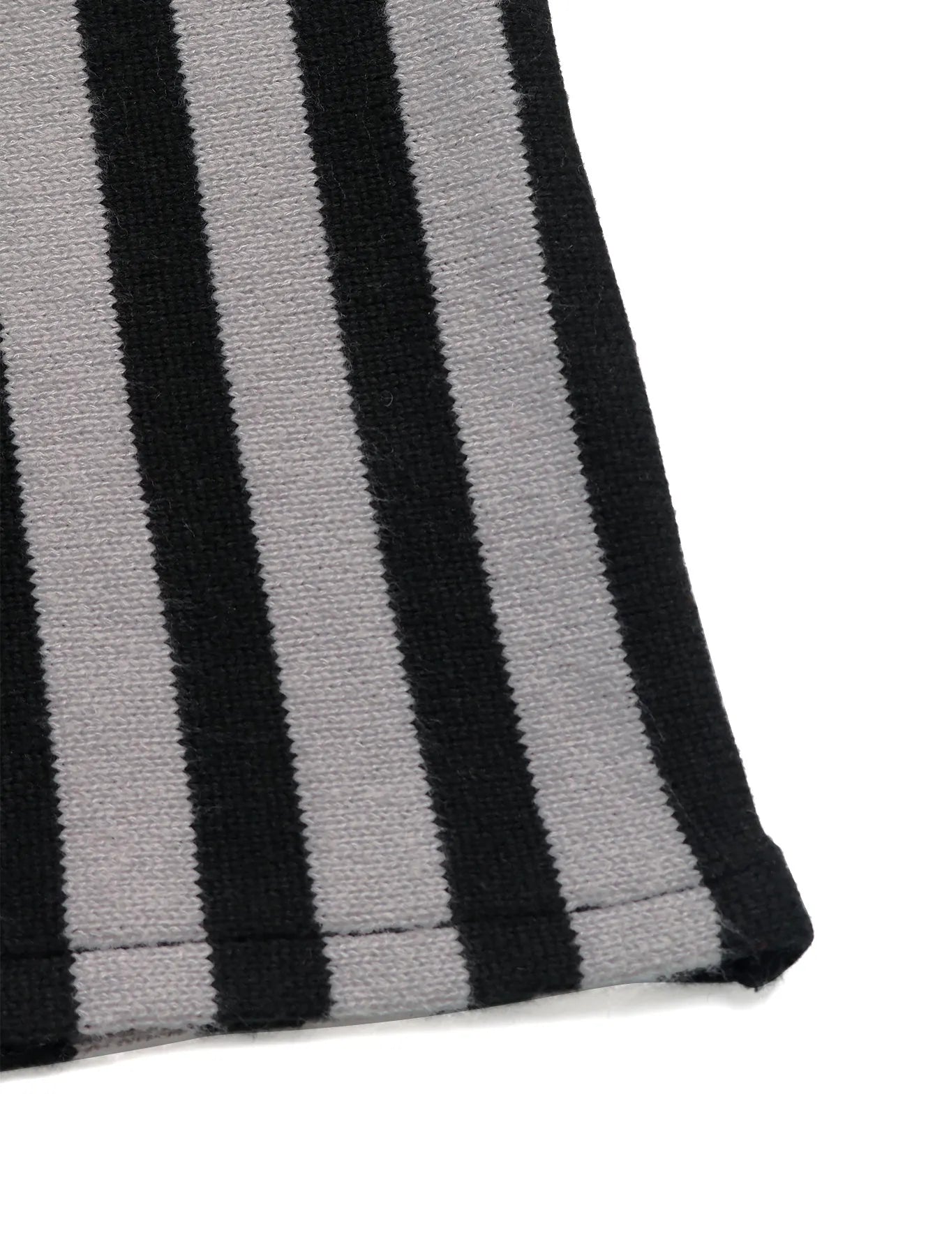 Striped Button Front Long Sleeve Sweater - Fashorio