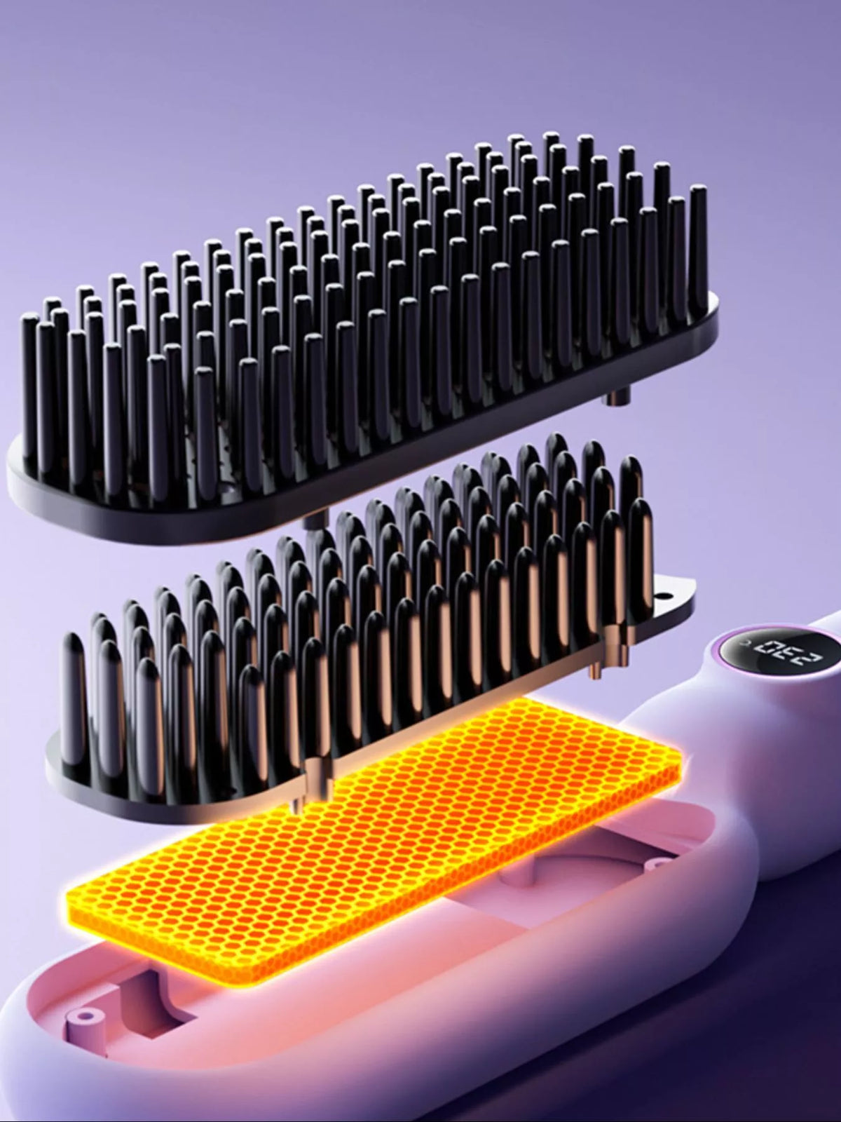 Straightening comb in cream