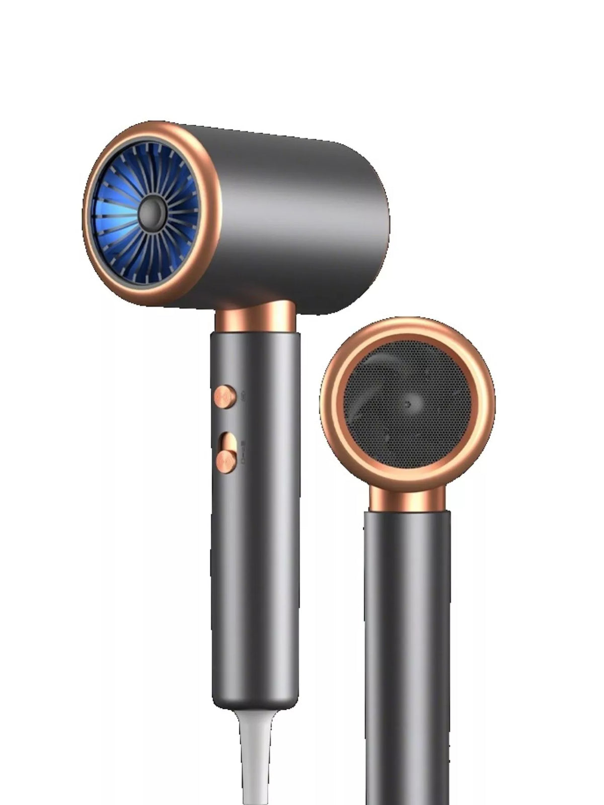 Blow dryer nozzle and handle detail