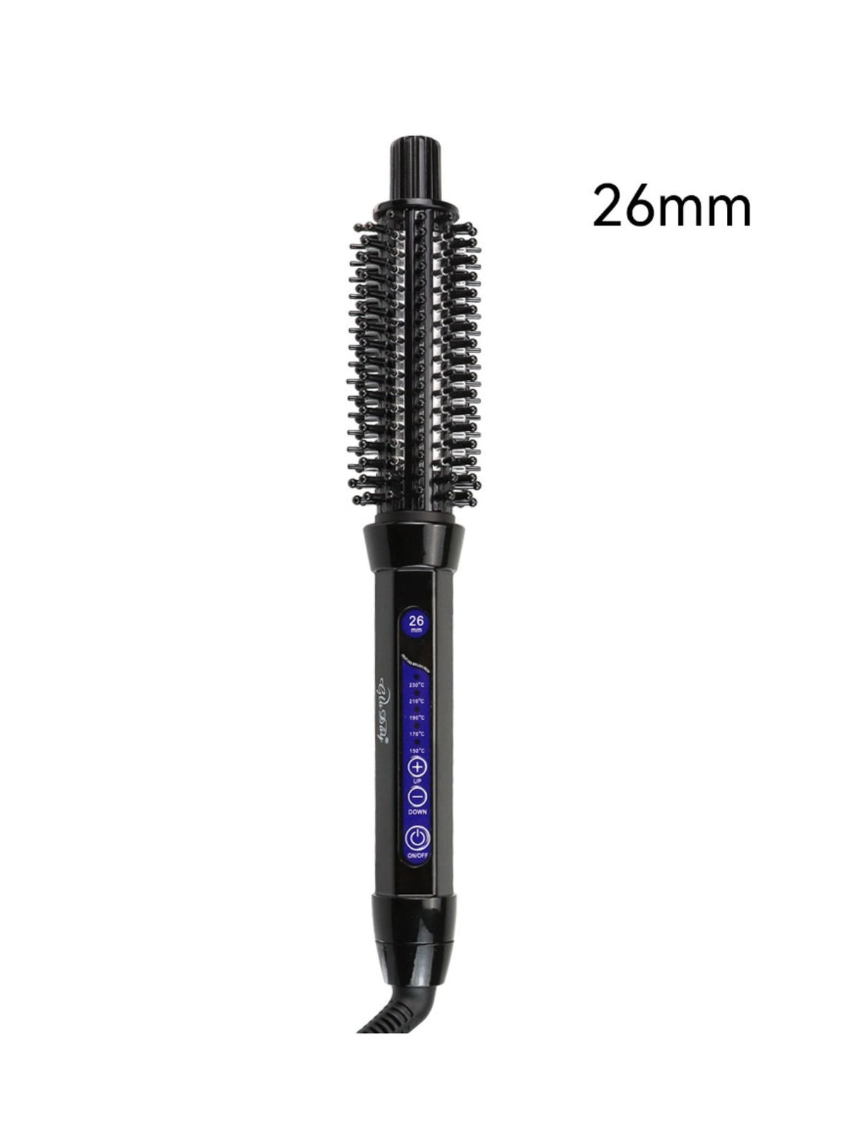 Curling iron power cord and base
