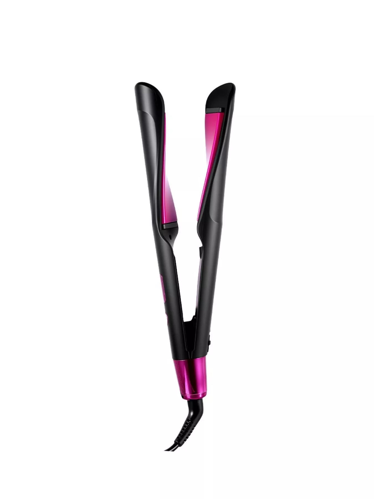 Curling iron shown in silver