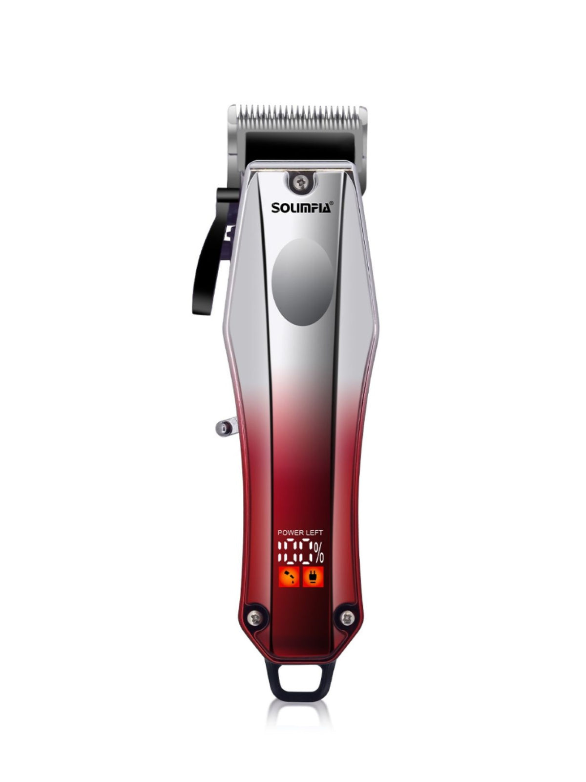 Electric hair clipper top view