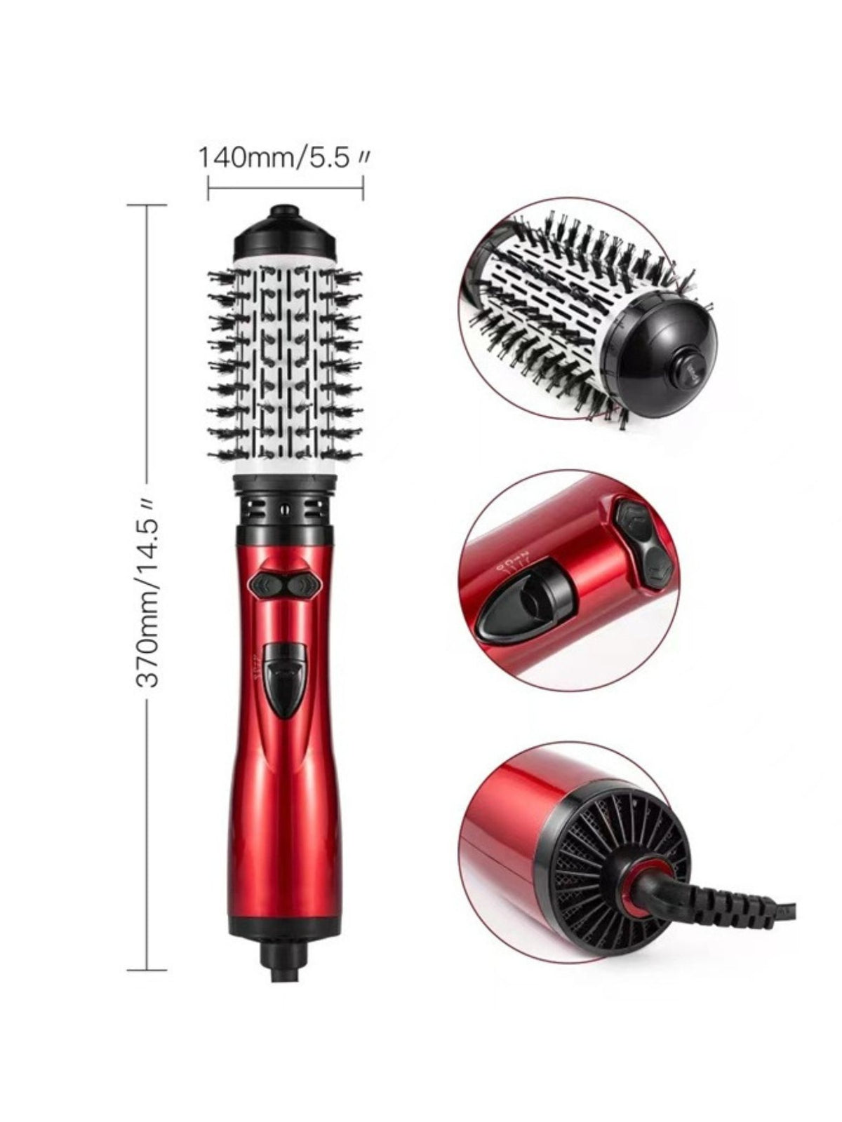Hot air brush set packaging view