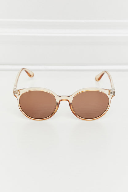 Round Full Rim Polycarbonate Frame Sunglasses - Fashorio