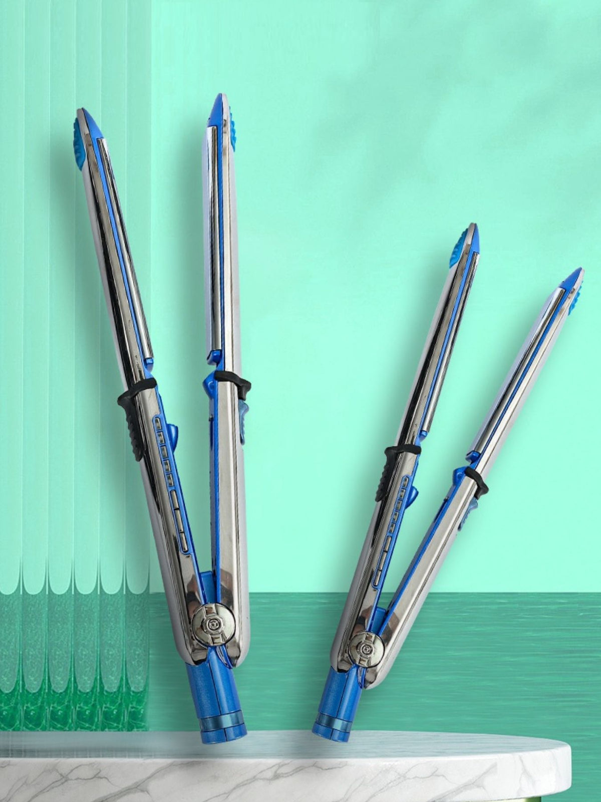 Hair straightener shown with cord