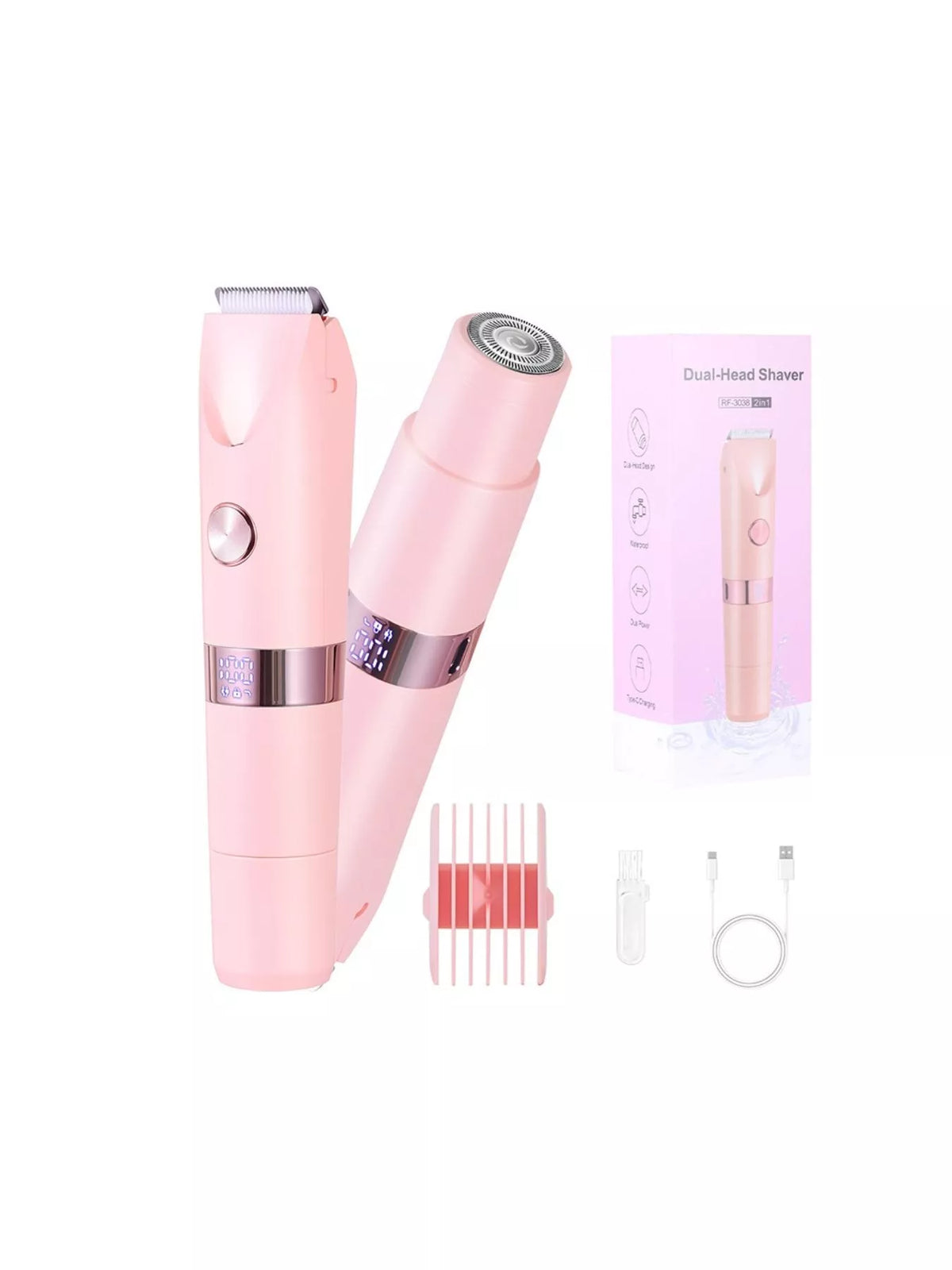 Epilator attachments laid out