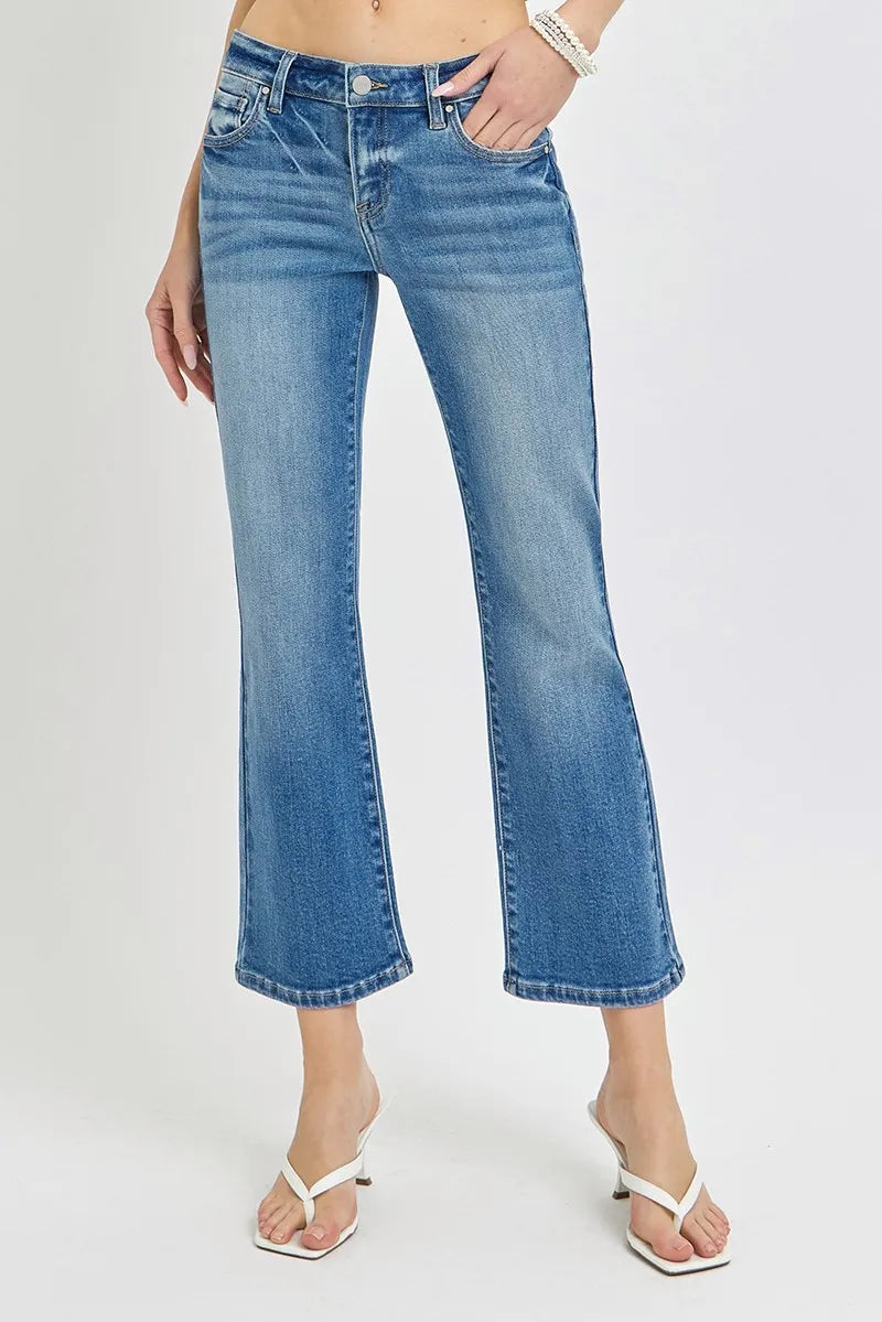 RISEN flare jeans back view