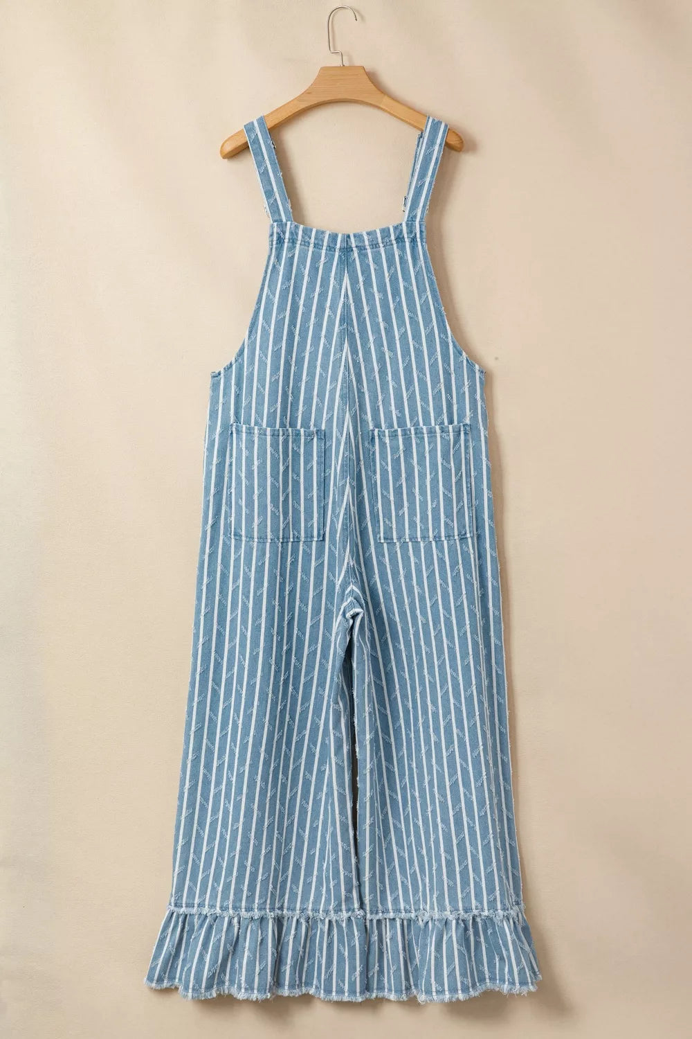 Overalls adjustable strap detail