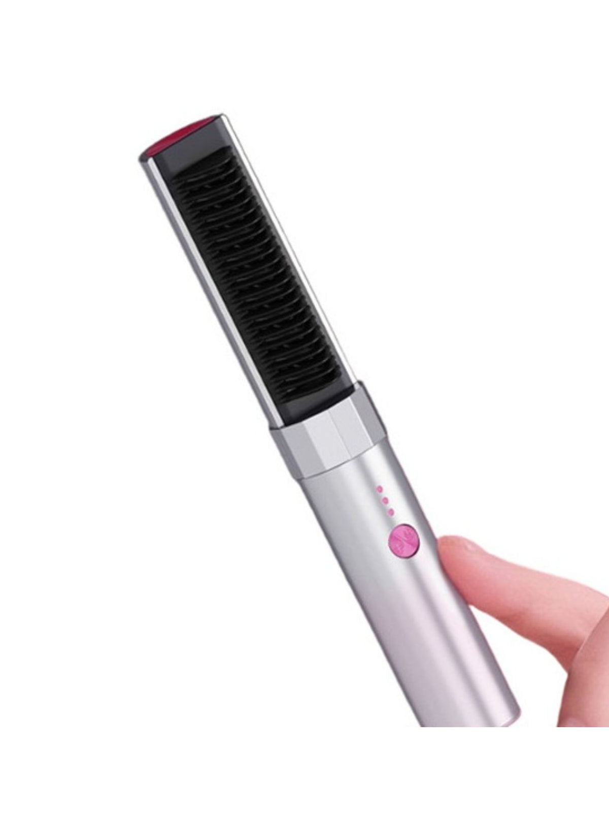 Straightening comb bristle angle view