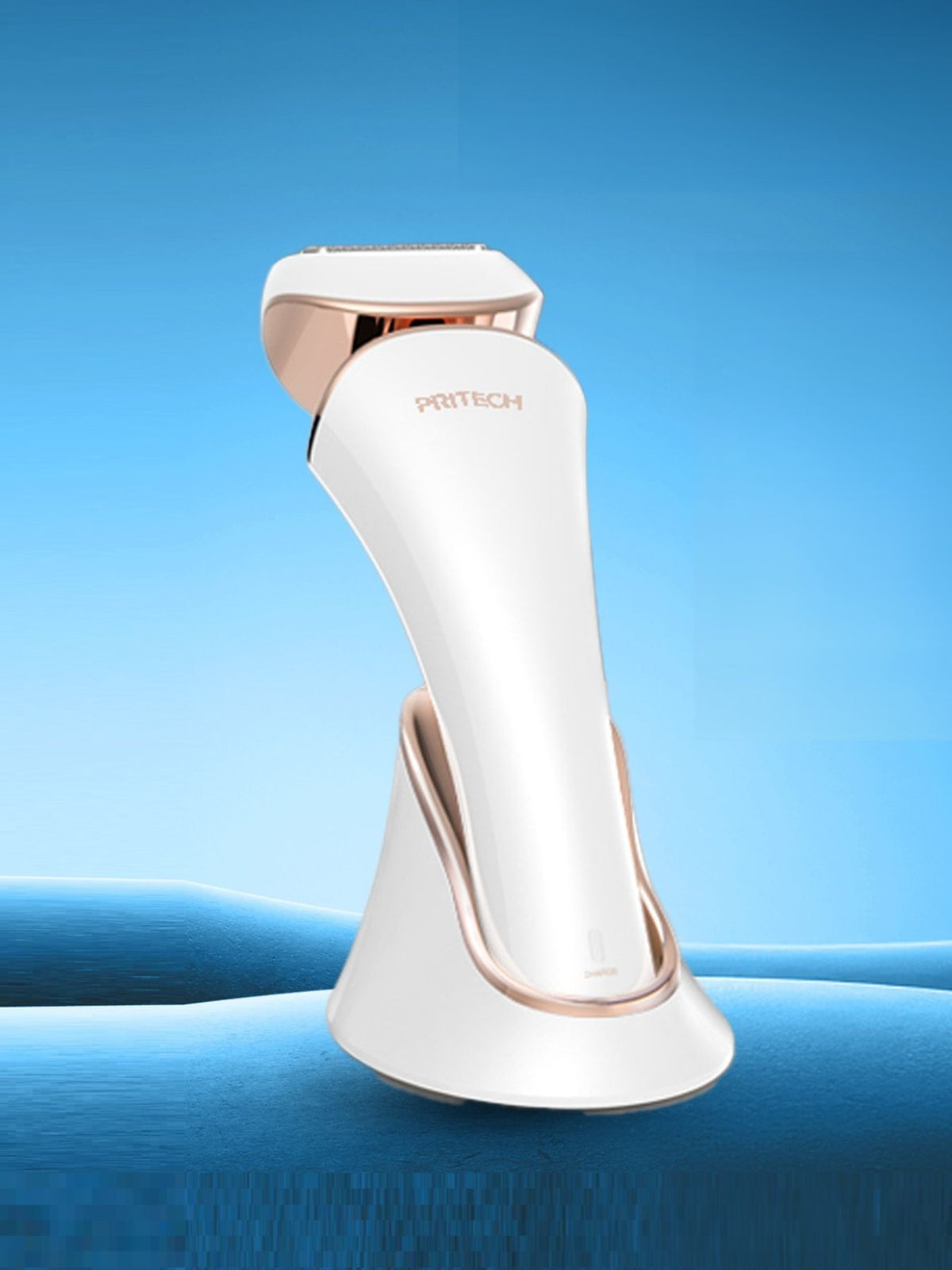 Epilator side profile view