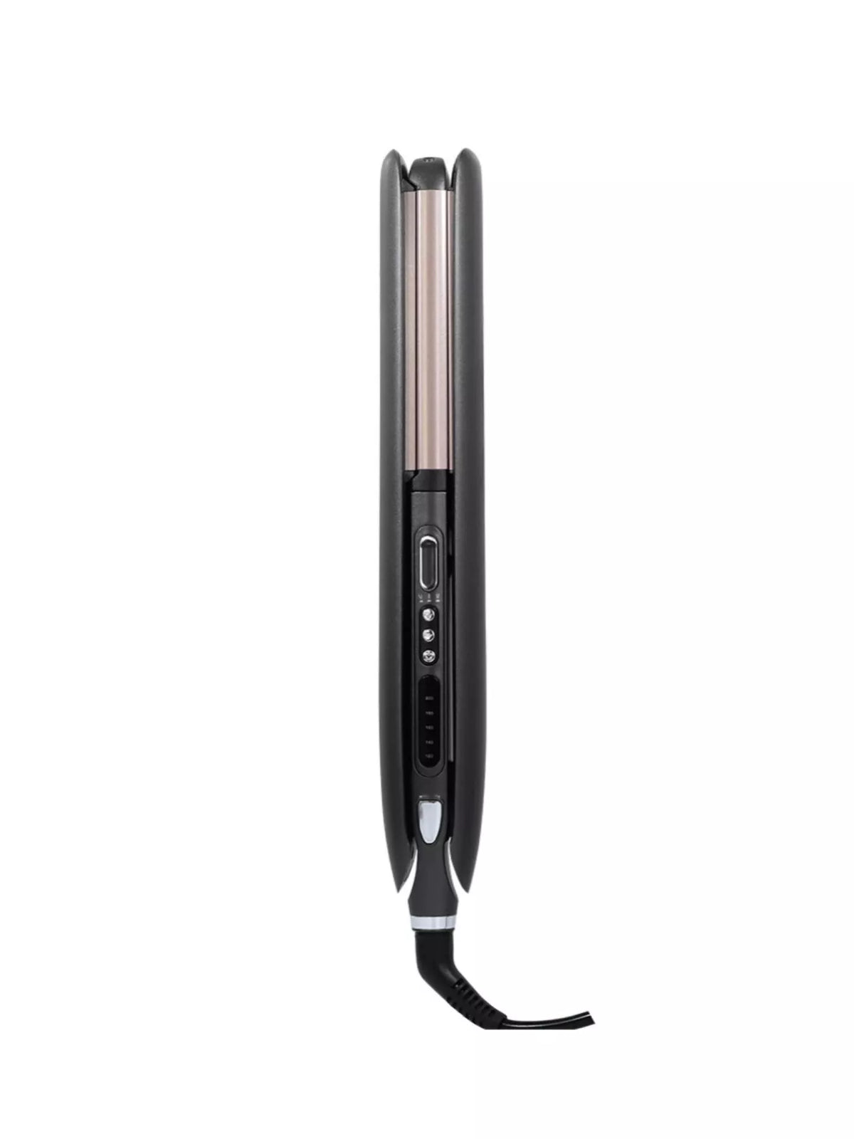 Adjustable hair straightener plates open view