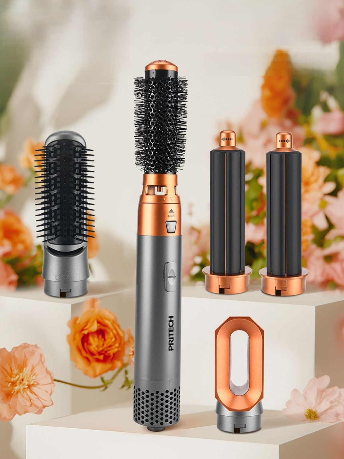 Full set of 5 in 1 styling attachments