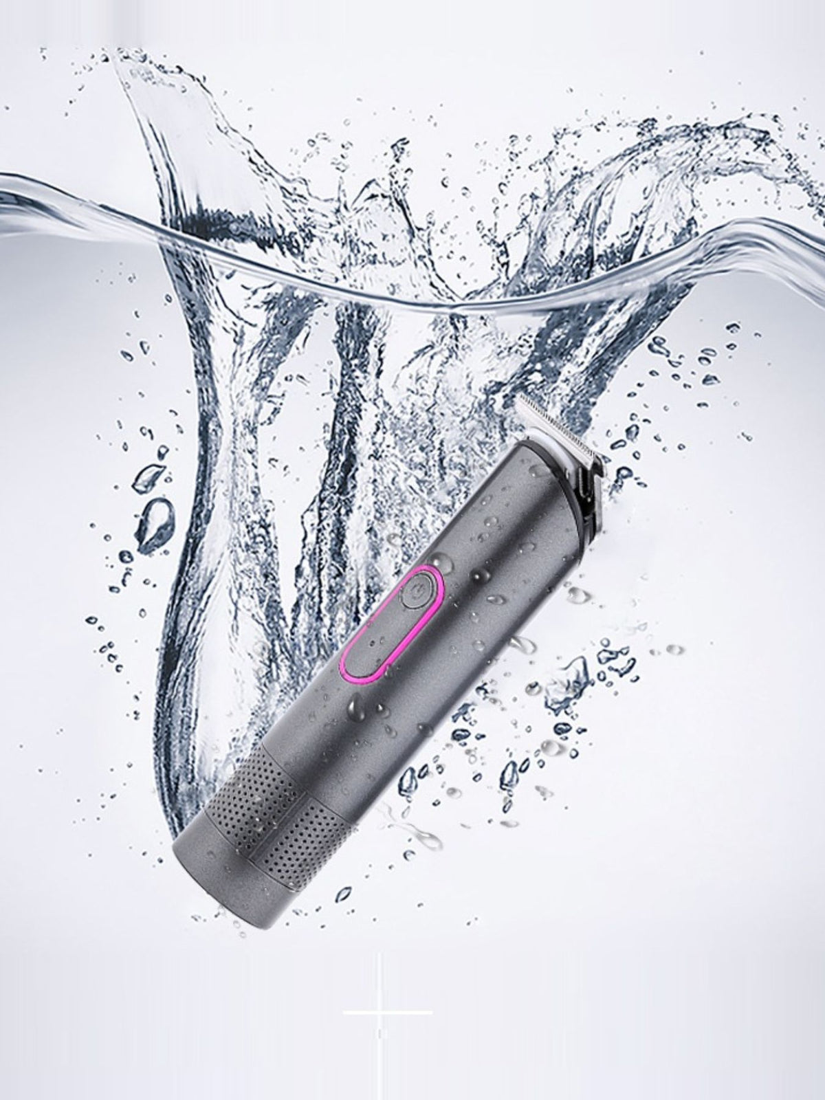 Cordless clipper held in hand
