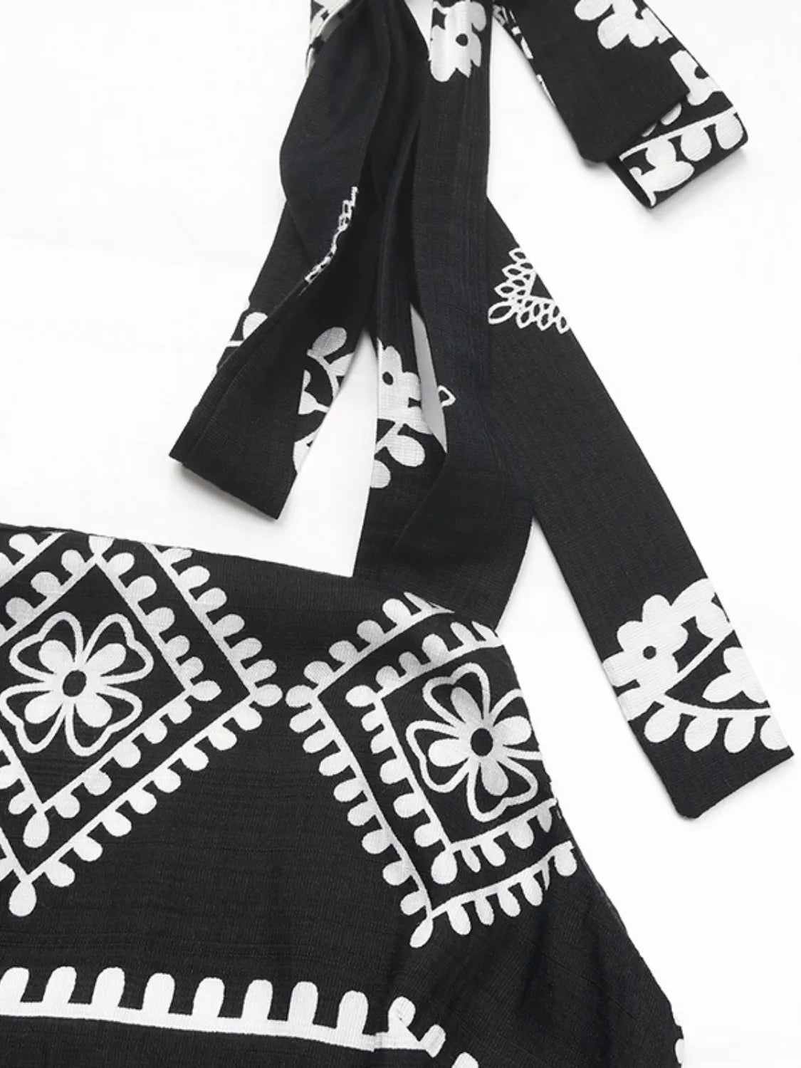 Black cami dress ruched bodice detail