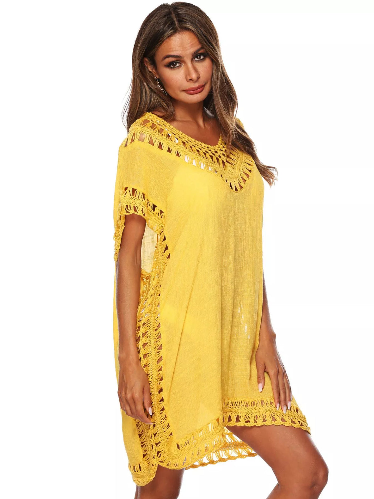 Yellow cover up view