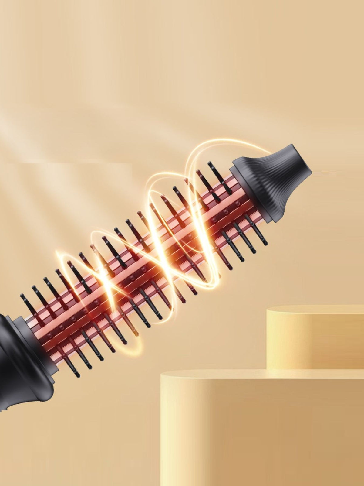 Straightening comb in black
