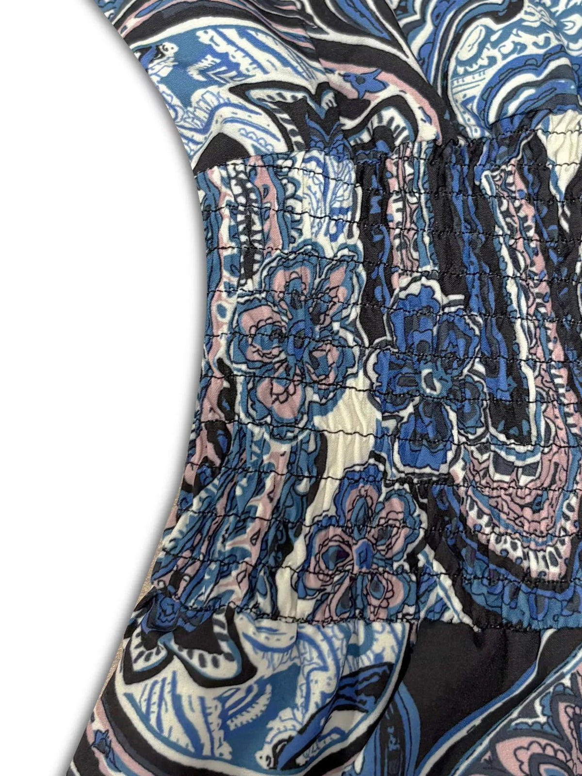 Floral plus size maxi dress side view