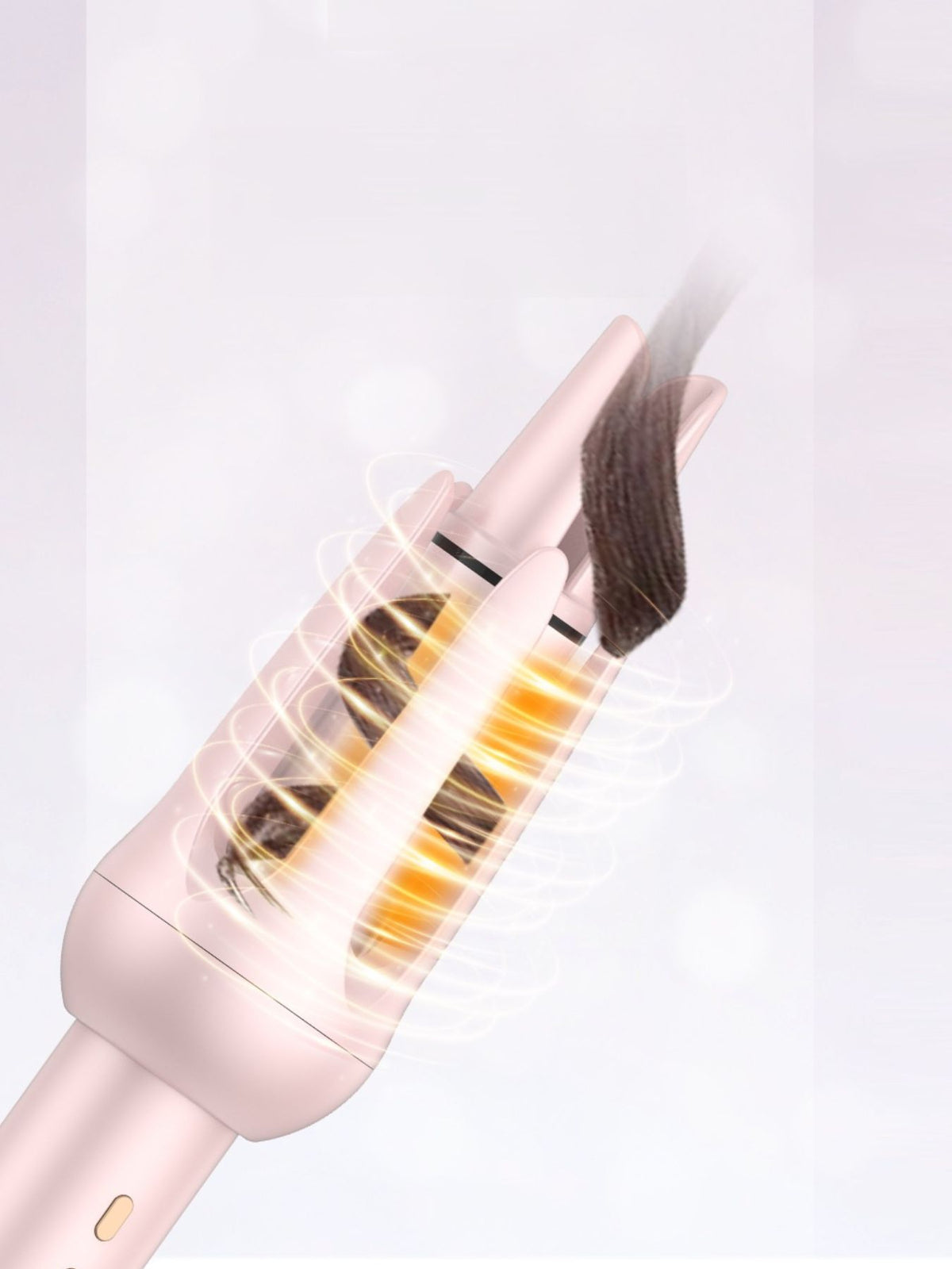 Curling iron control buttons