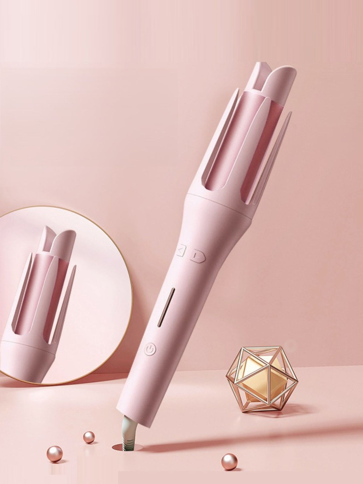 Curling iron with cord