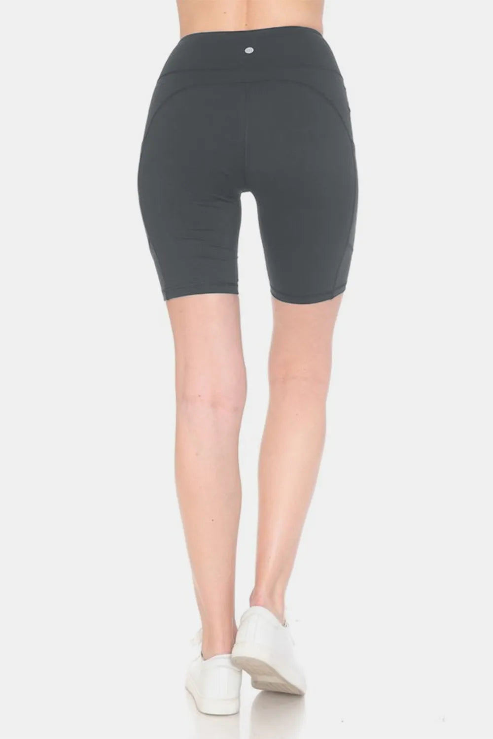 High Waist Active Shorts side view