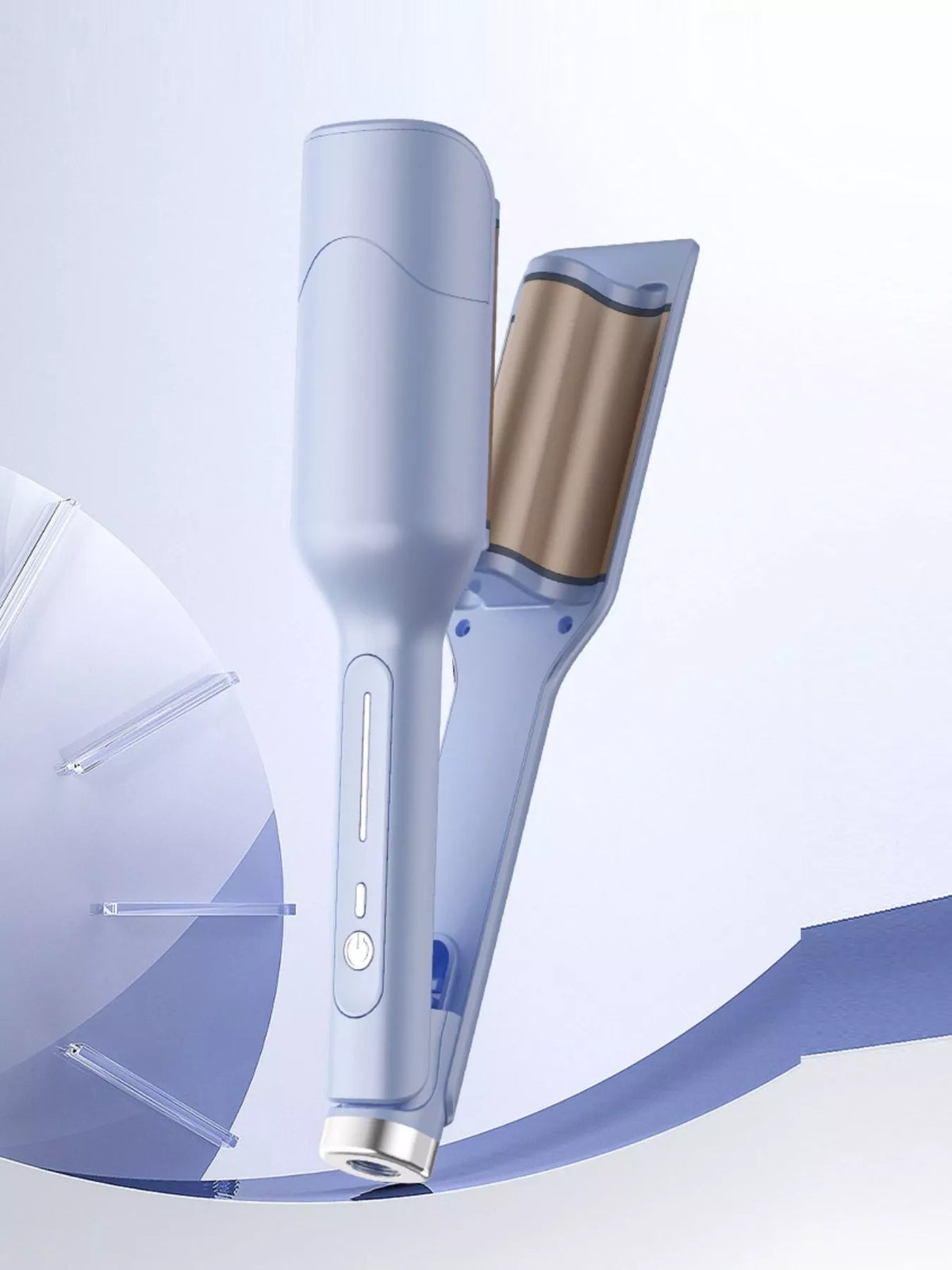 Portable curler size in hand