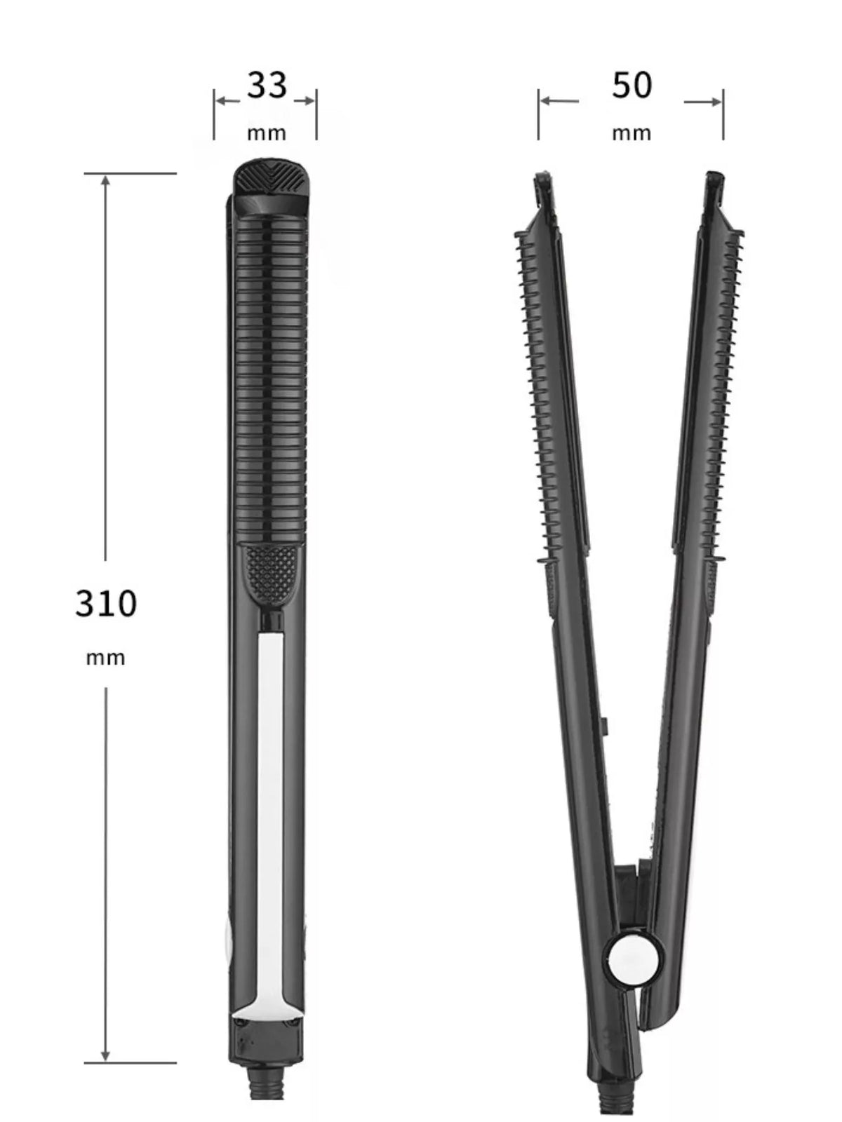 2 in 1 hair styler full length view