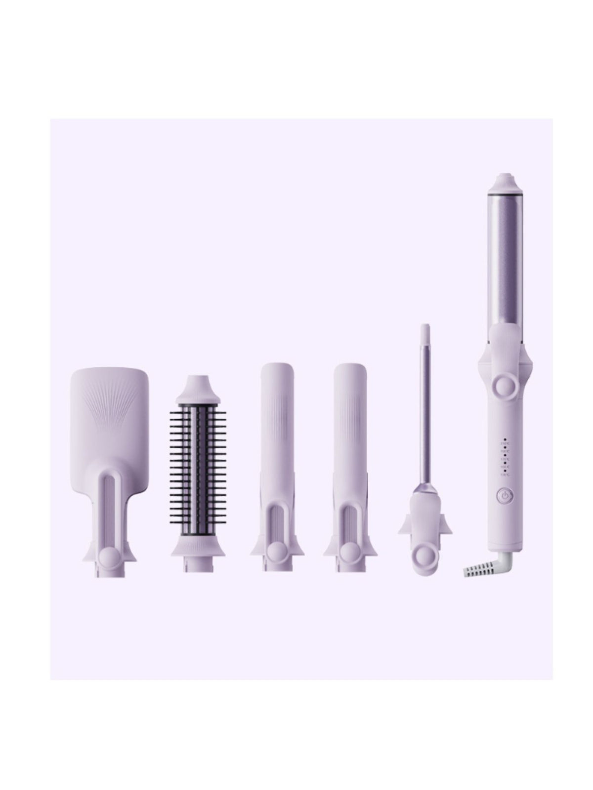 Curling iron side profile