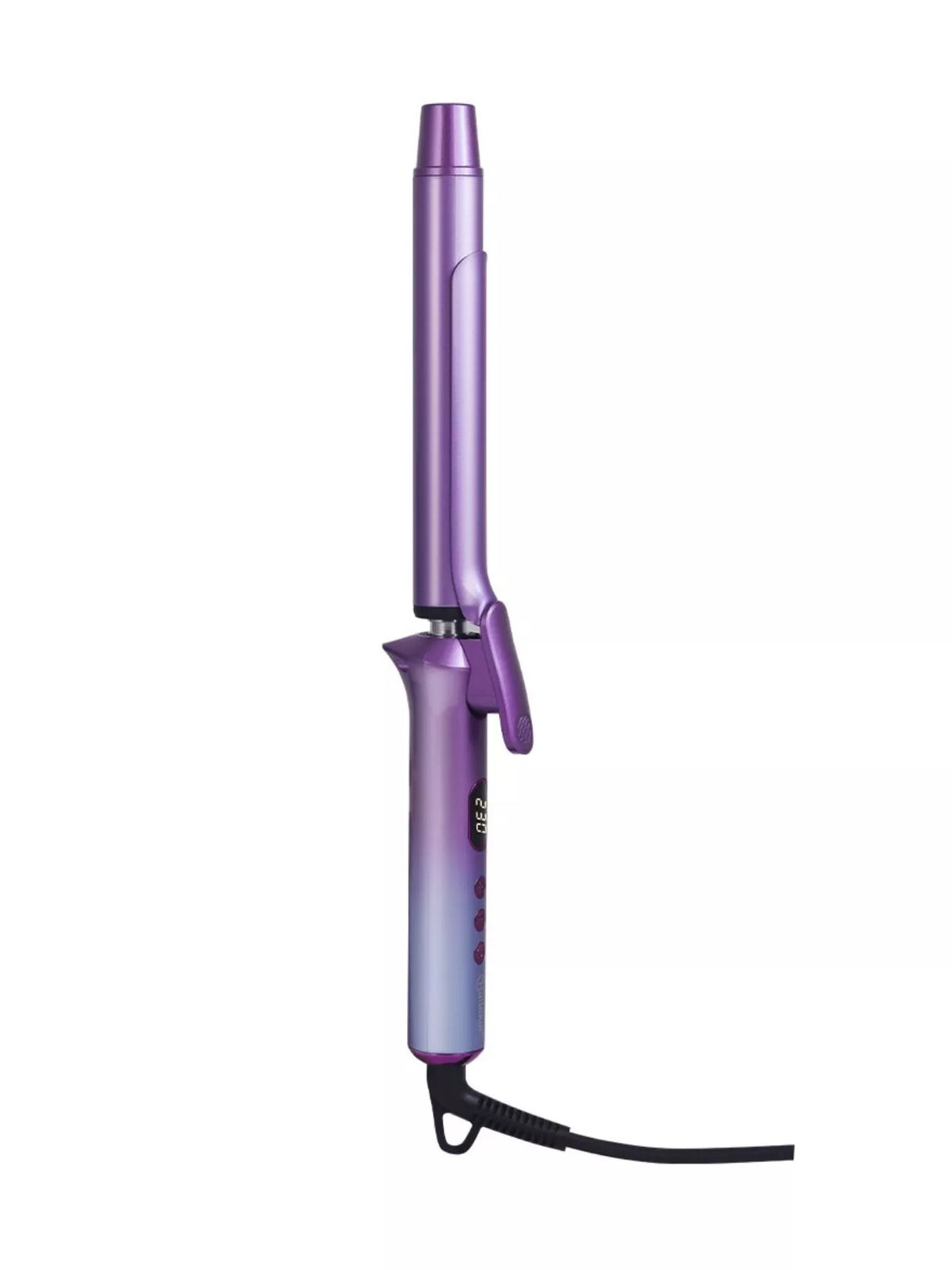 Curling iron barrel close up