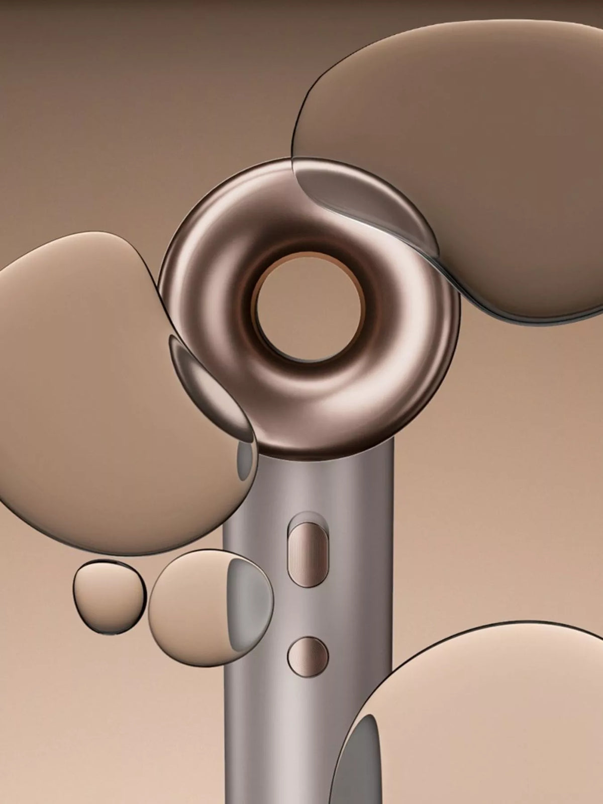 Hair dryer nozzle detail