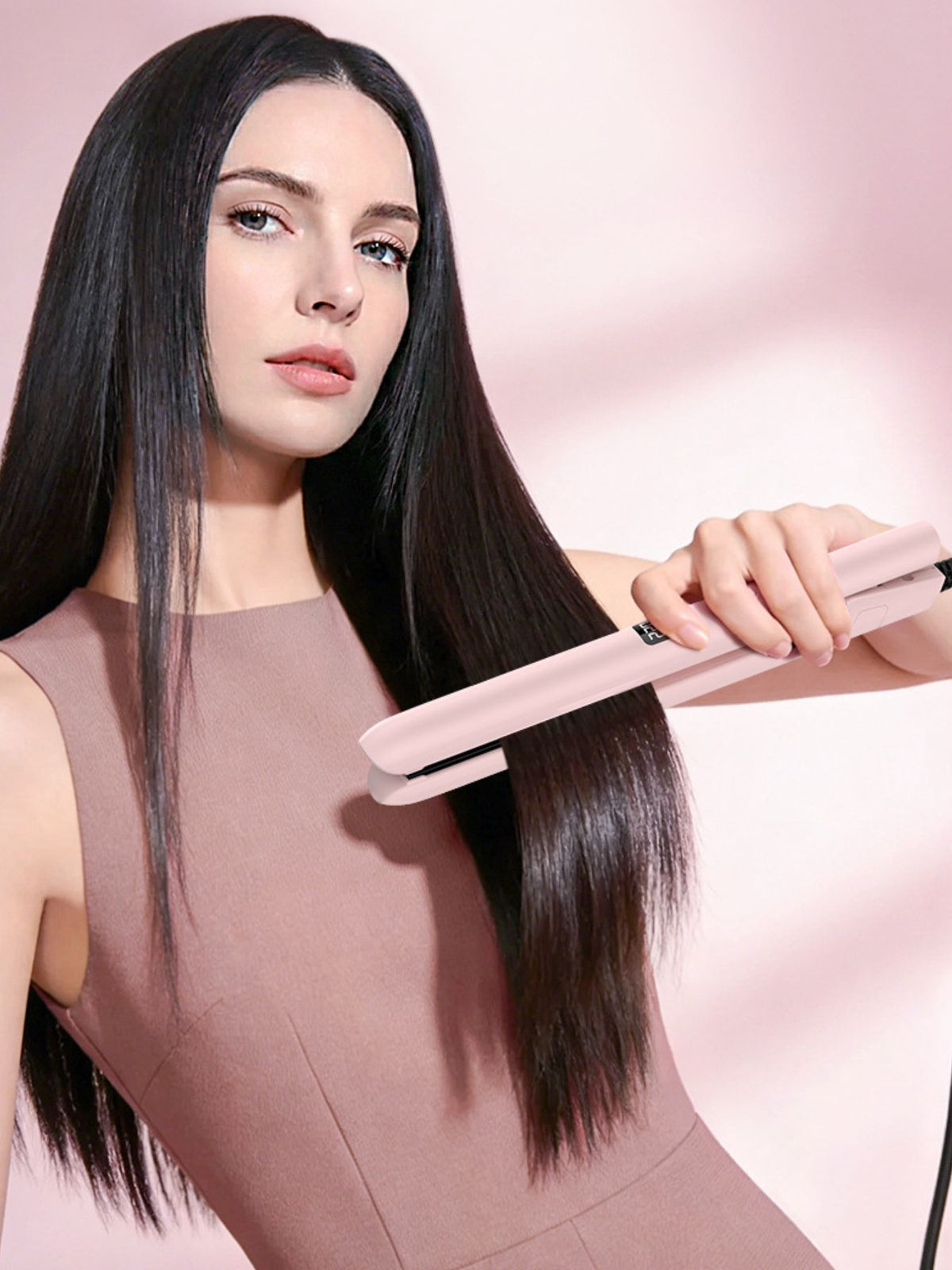Beige straightener side profile