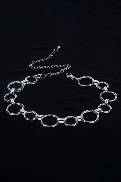 Alloy Chain Circle Shape Belt - Fashorio