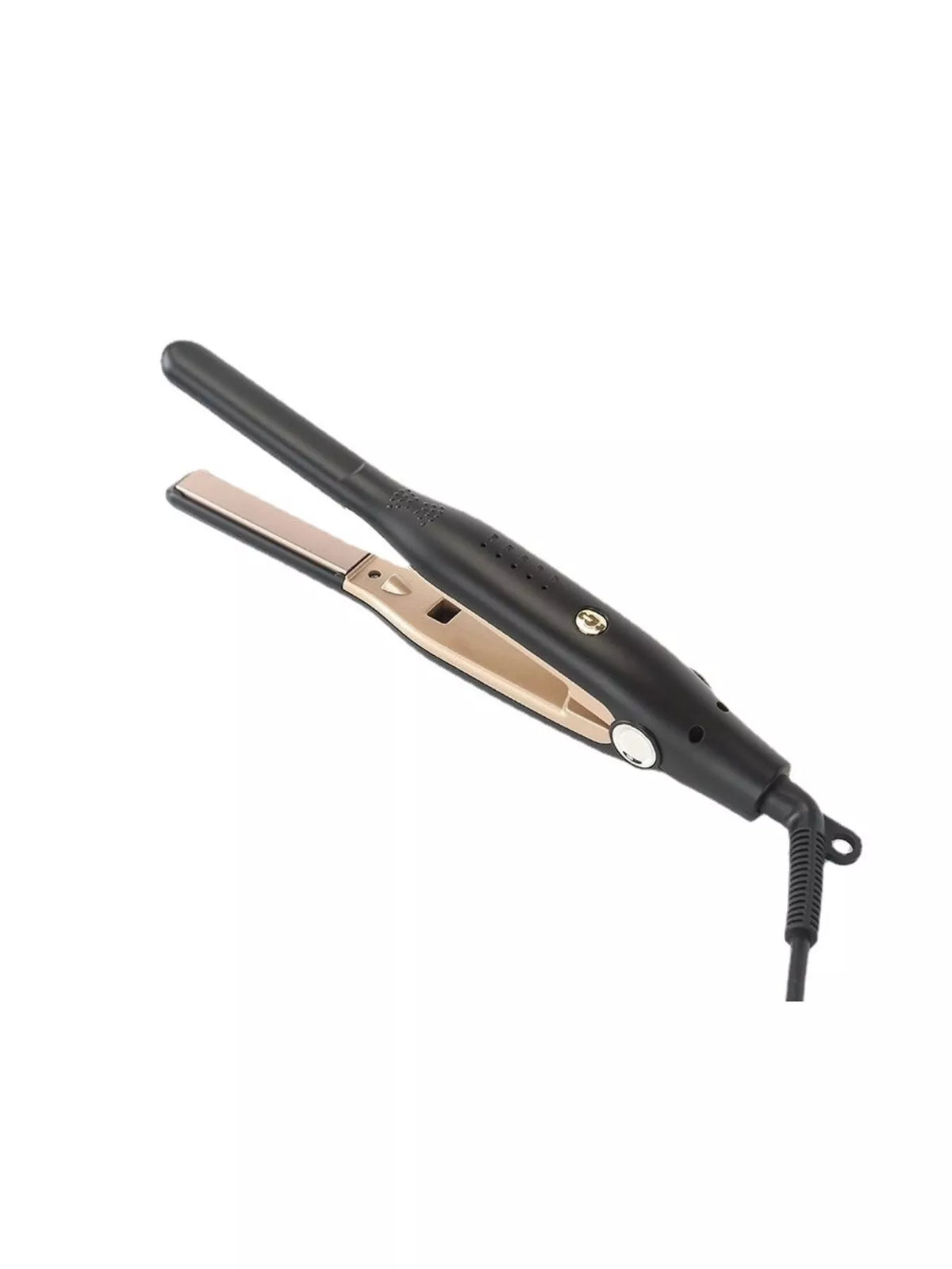 Black 2 in 1 hair straightener front view