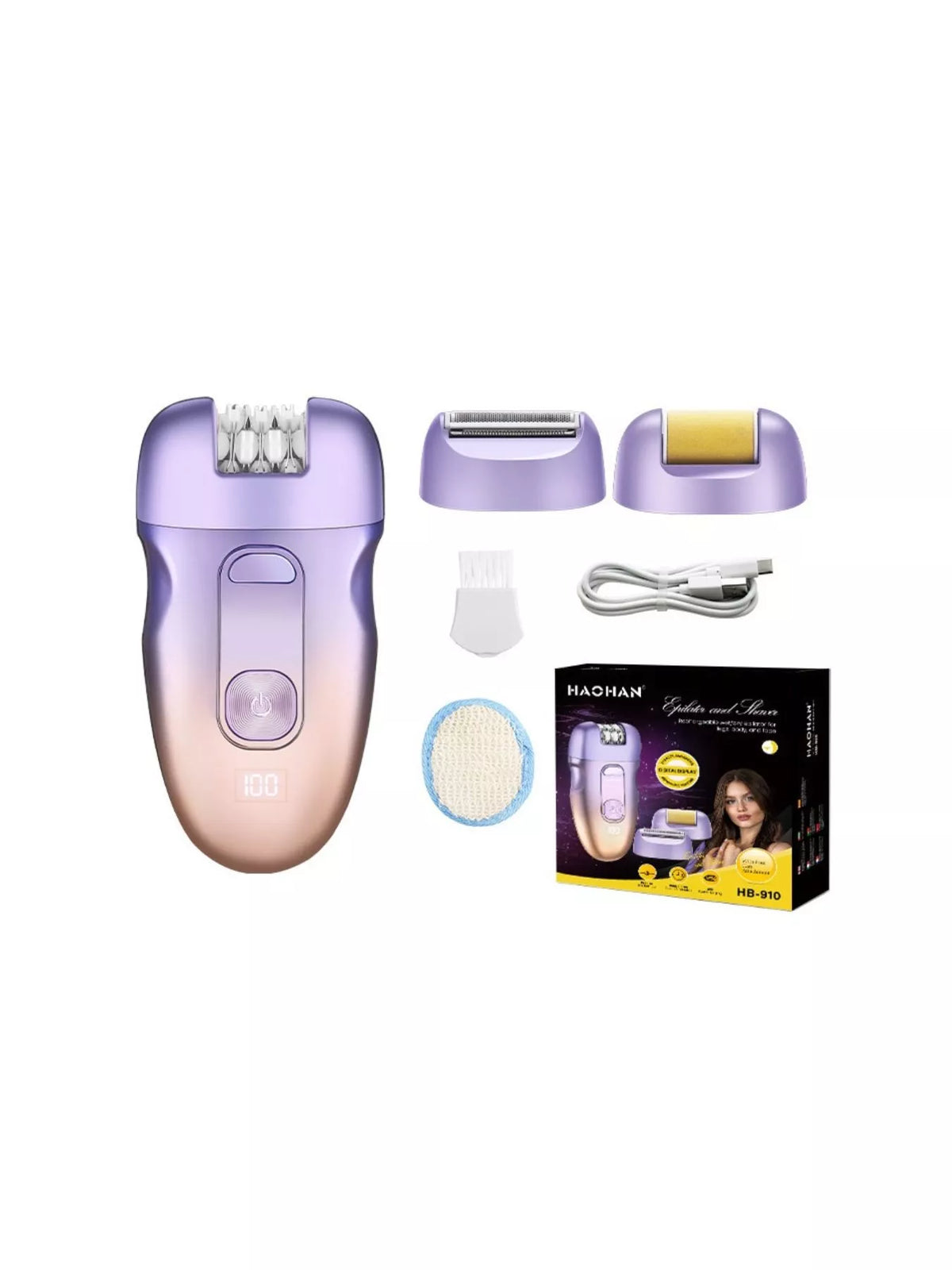 3 in 1 portable epilator lifestyle shot