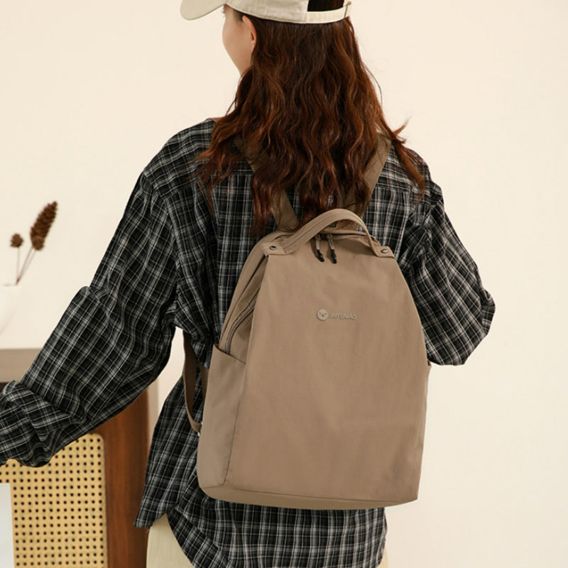 Casual lightweight backpack in light brown