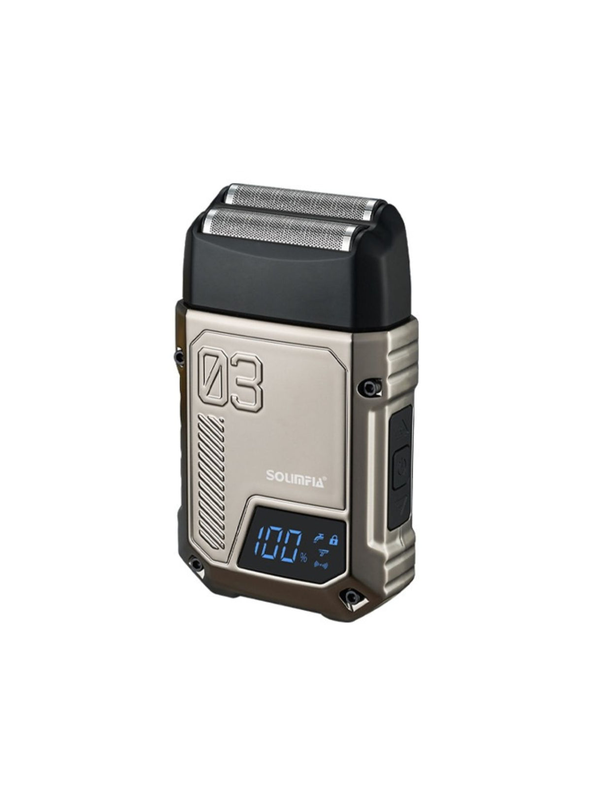 Electric foil shaver front view