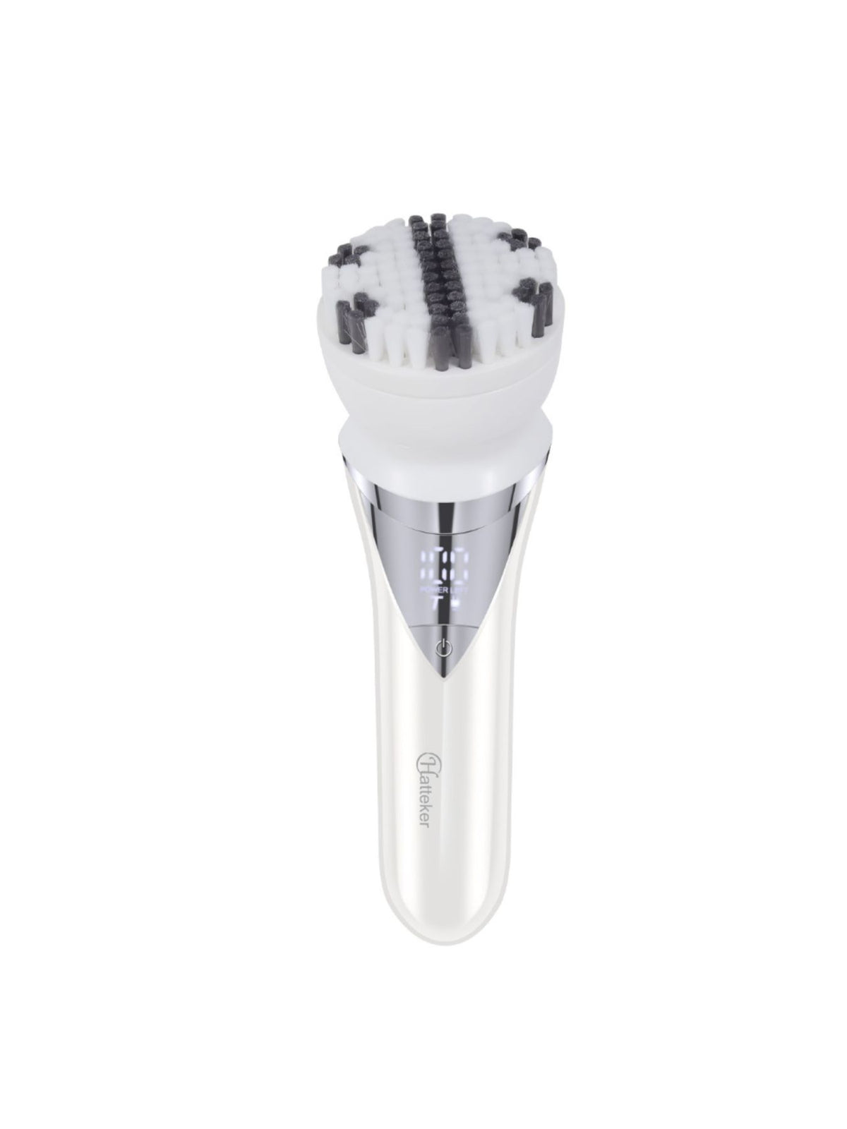 Epilator in use on skin