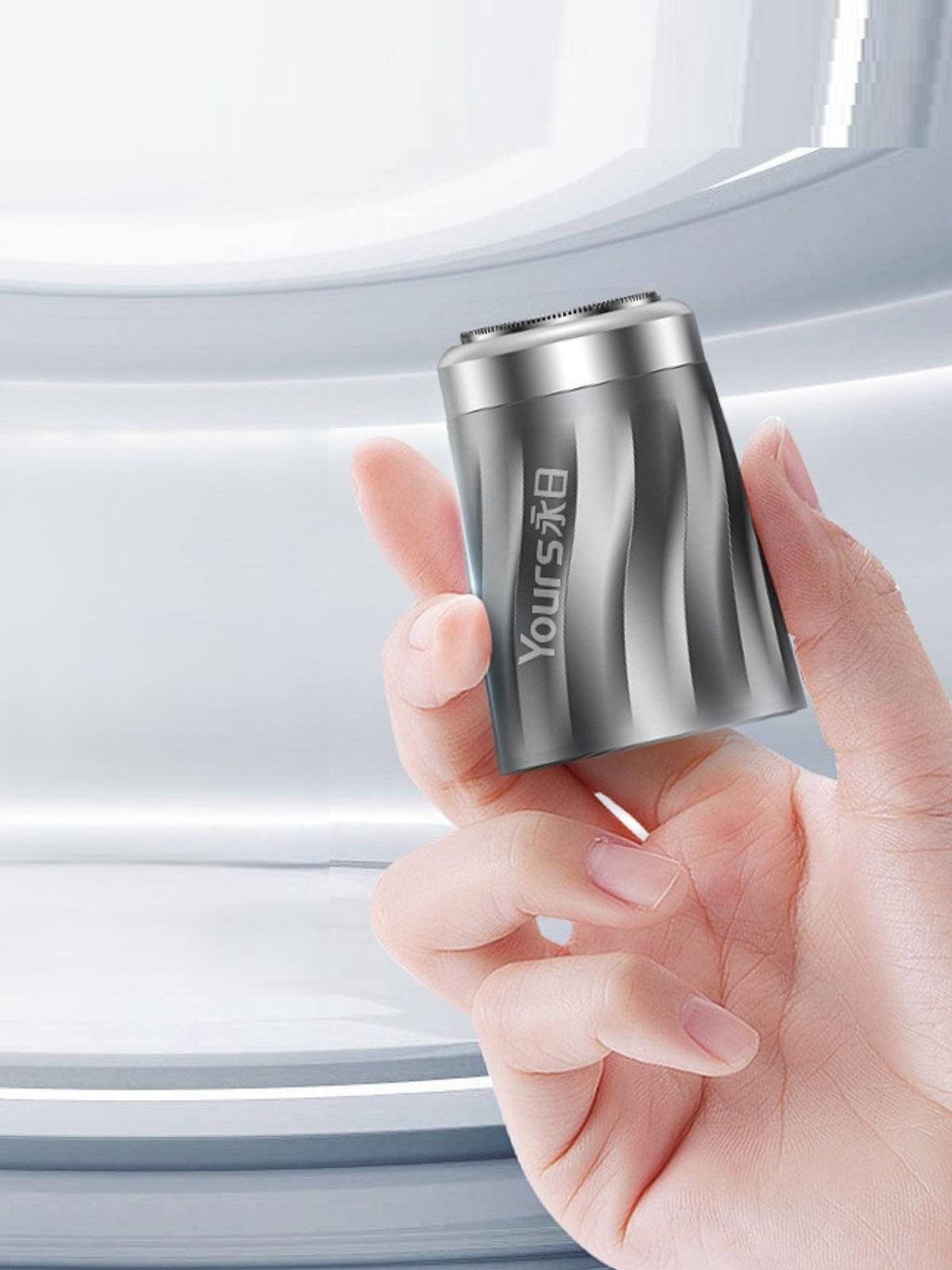 Mini shaver charging port