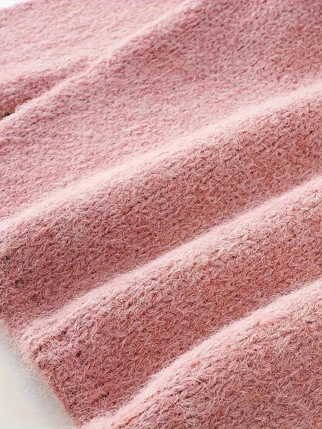 Oversized Round Neck Long Sleeve Sweater - Fashorio