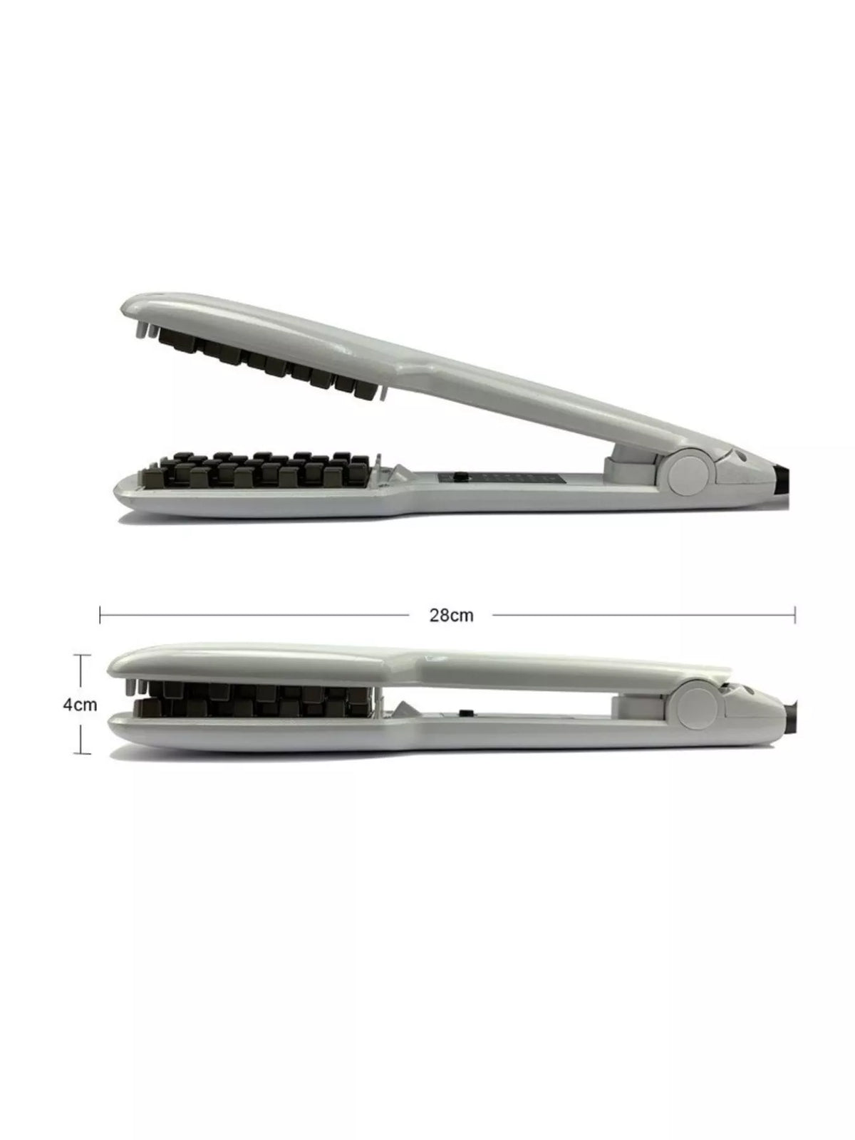 2 in 1 hair straightener with power cord