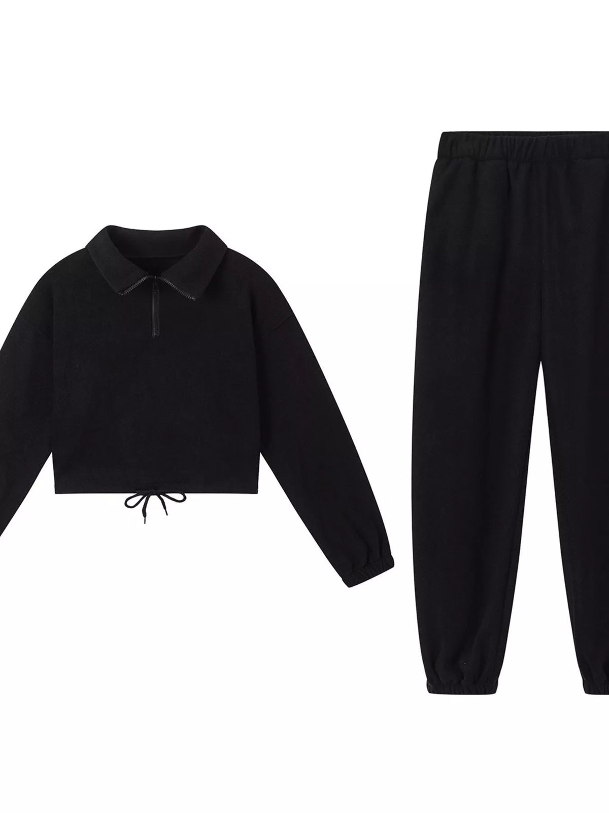 Trendy lounge two piece set detail