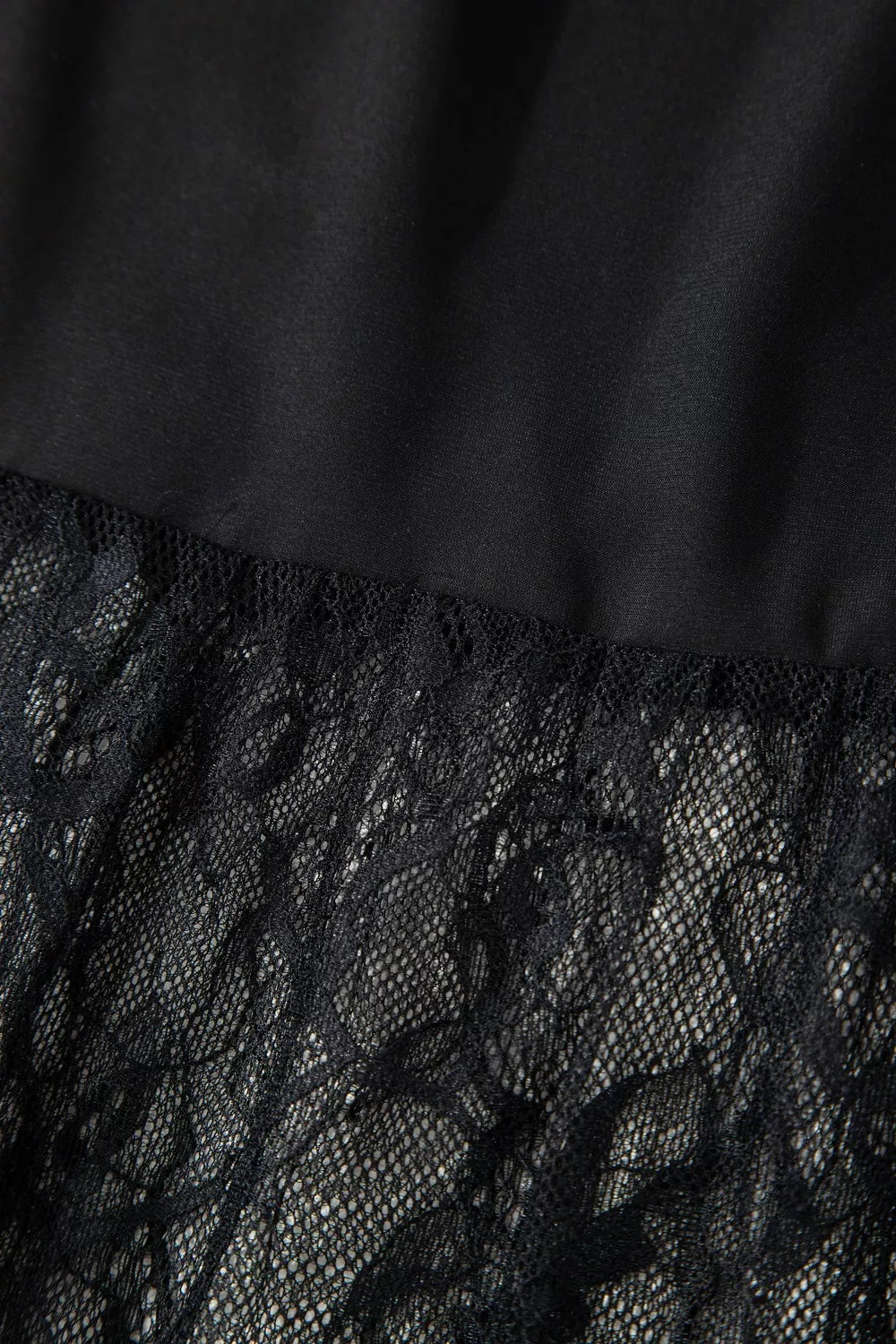 sheer floral lace sleeveless maxi dress in black hem detail