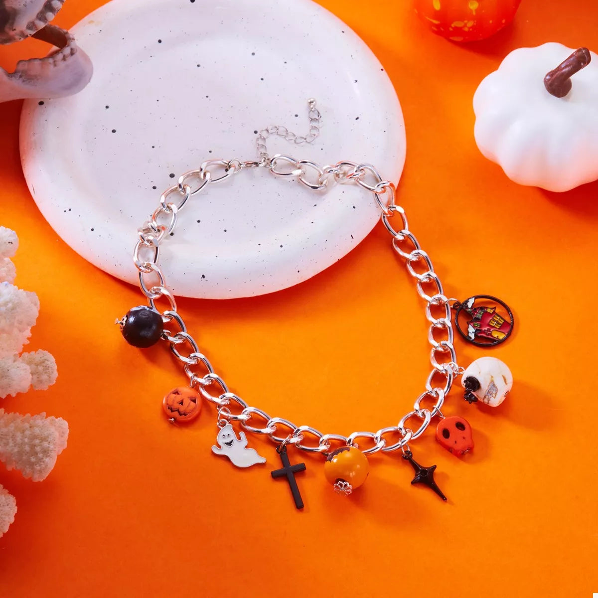 Halloween Charm Chain Necklace - Fashorio