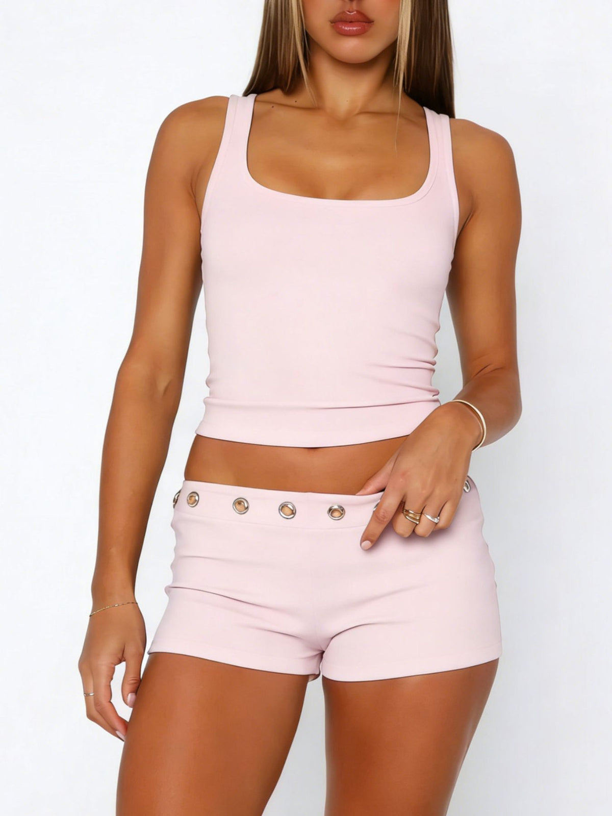 Two piece coordinated set full look